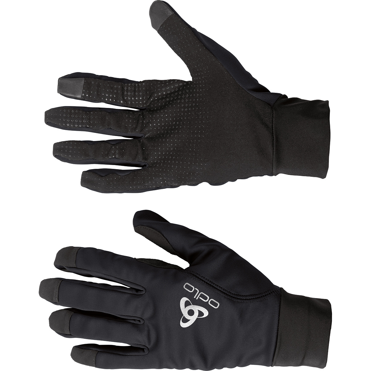 Odlo Guanti Zeroweight Warm (Taglia S, Nero)