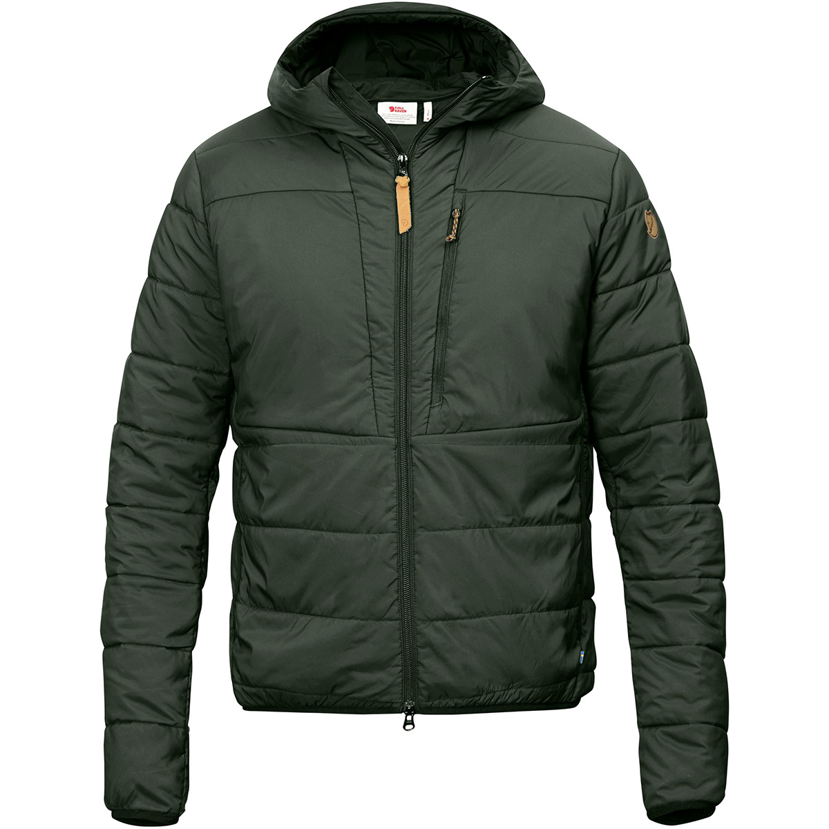 Fjällräven Herren Keb Padded Hoodie Jacke (Größe L, oliv)