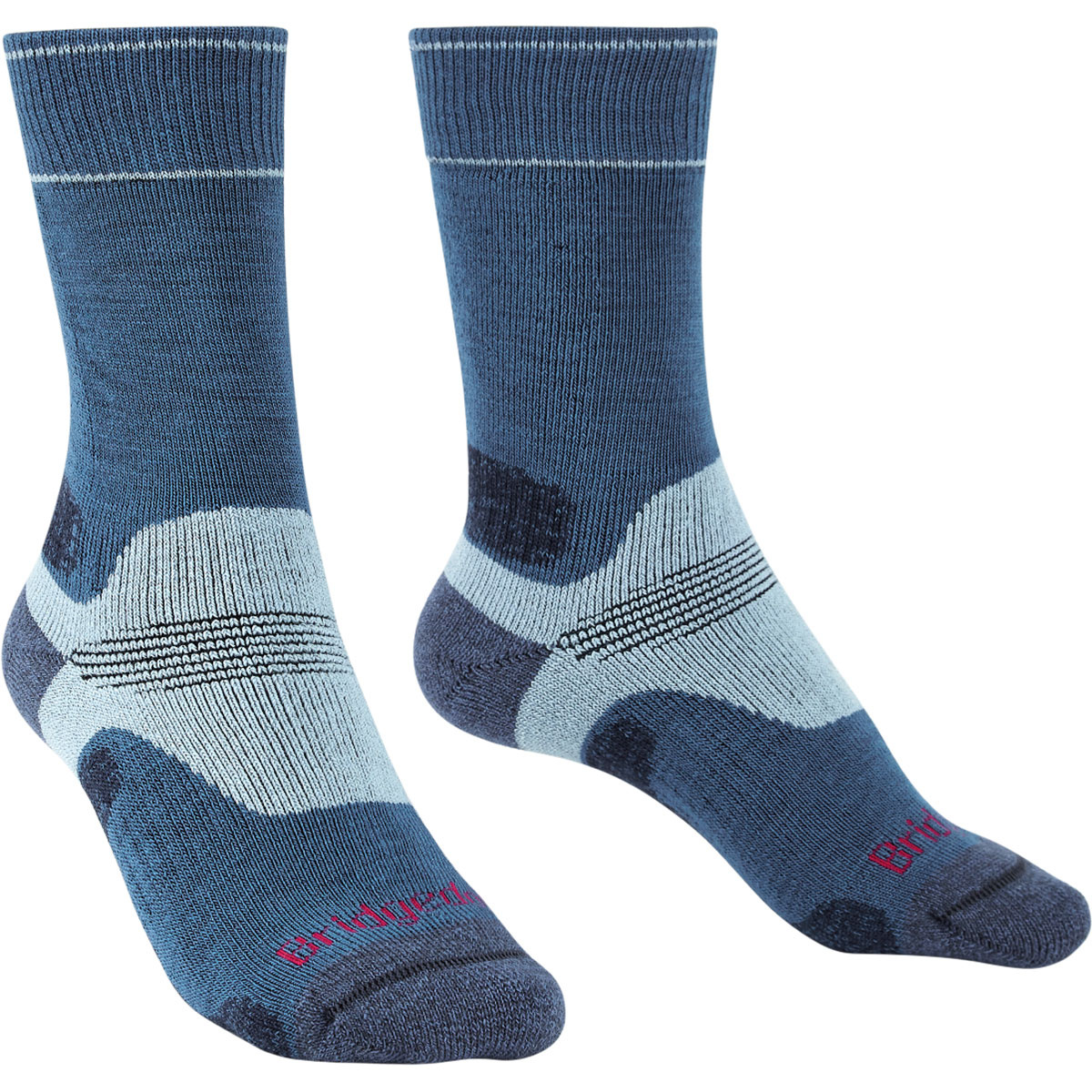 Bridgedale Damen Hike MW Socken (Größe 35 , blau)