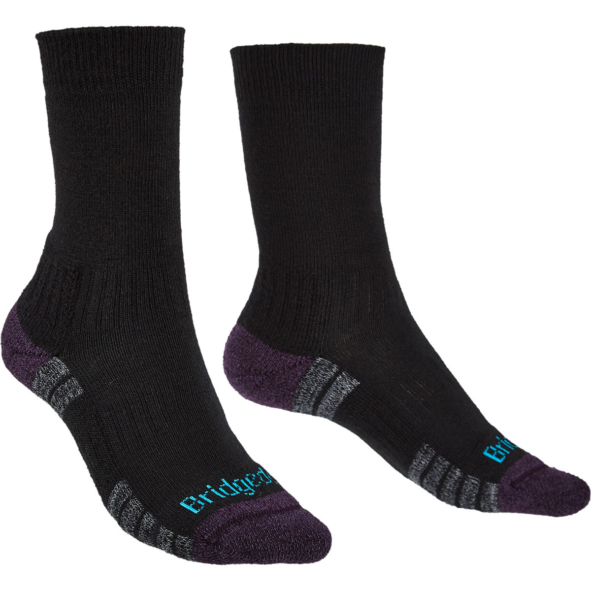Bridgedale Donna Calze Hike LW (Taglia 41 , Nero)
