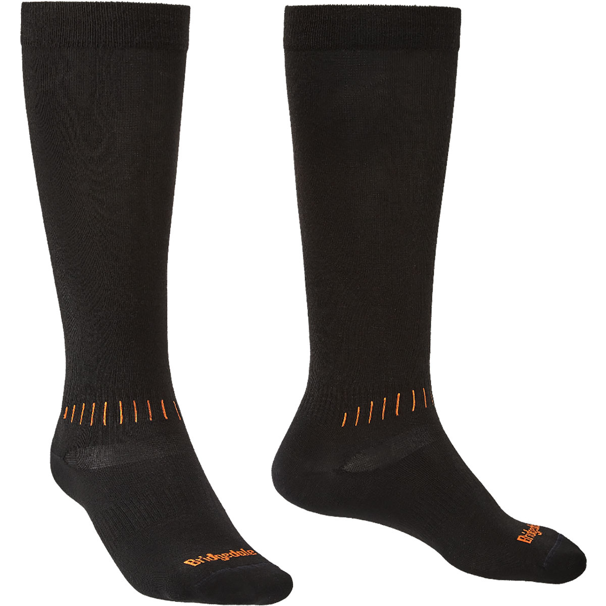 Bridgedale Uomo Calze da sci Race (Taglia 48 , Nero)