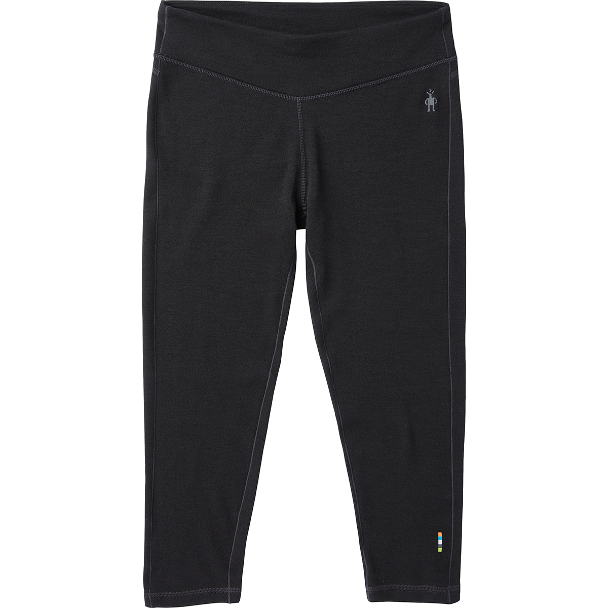 Smartwool Donna Leggings Baselayer 3/4 Merino 250 (Taglia S, Nero)