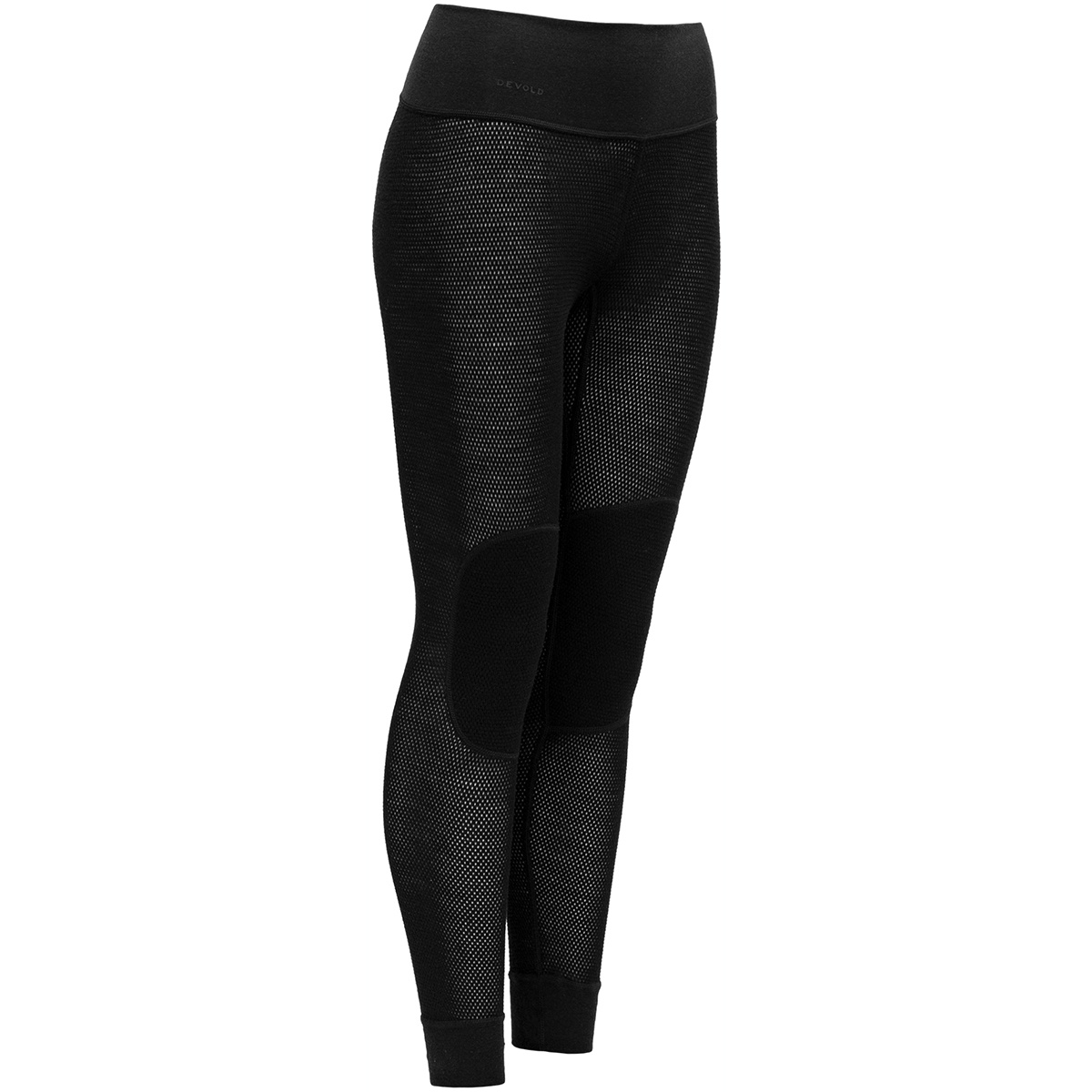 Devold Femme Pantalon Wool Mesh Long (taille S, Noir)