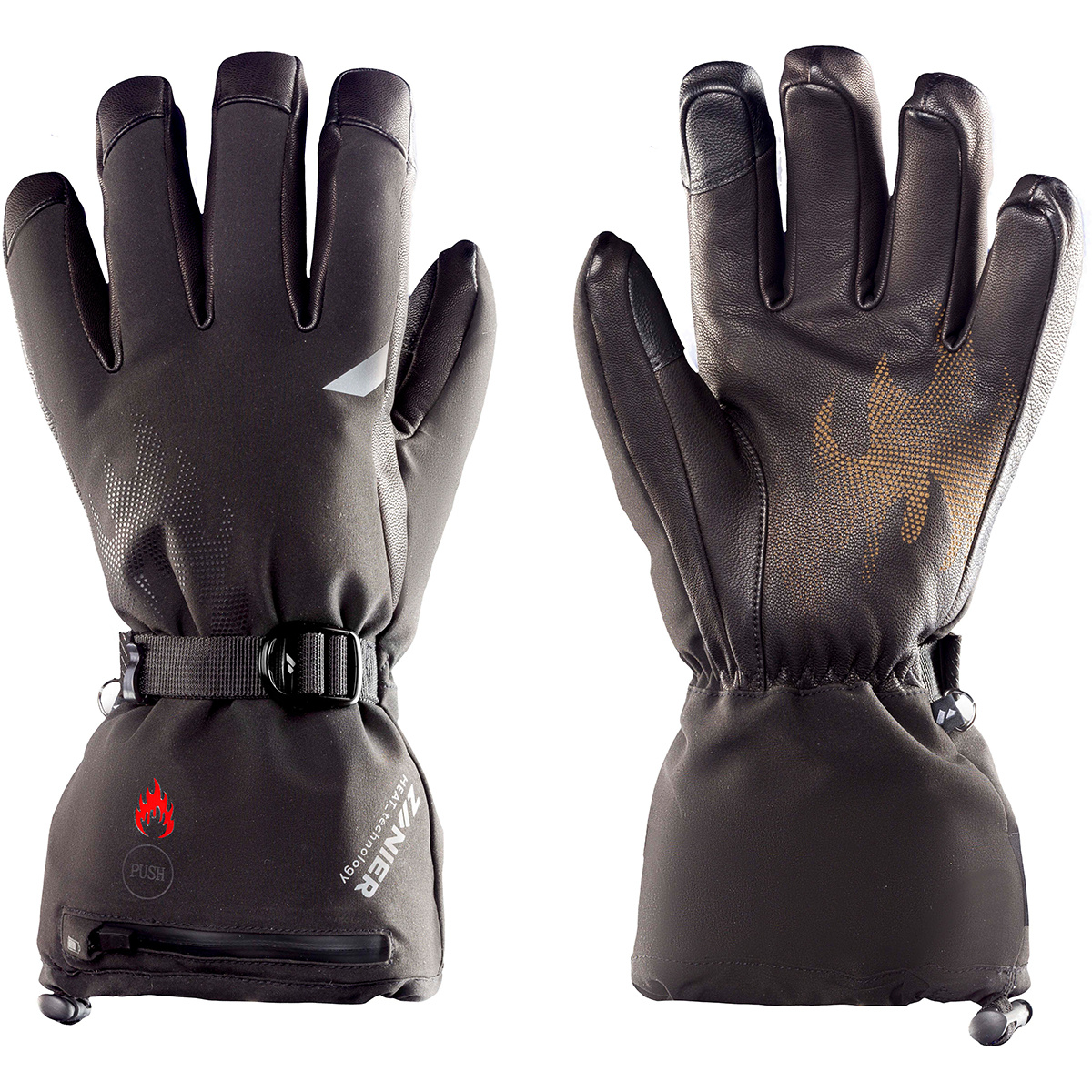Zanier Gloves Gants Heat STX (taille L, Noir)