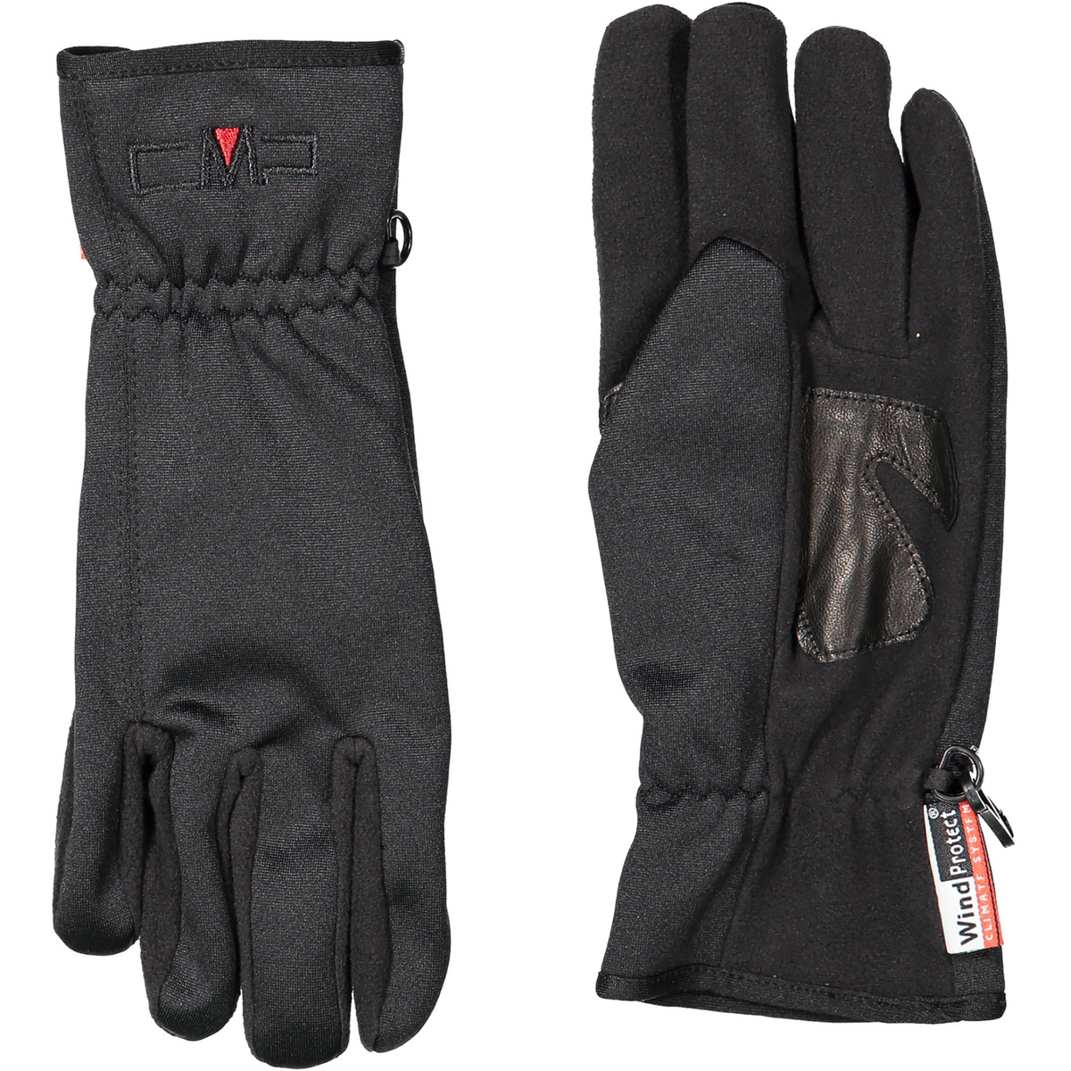 CMP Femme Gants Softshell (taille XS, Noir)