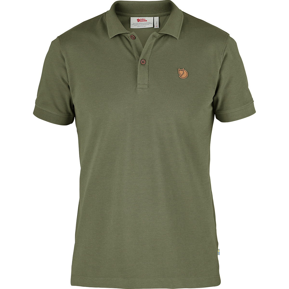 Fjällräven Herren Övik Polo T-Shirt (Größe S, gruen)