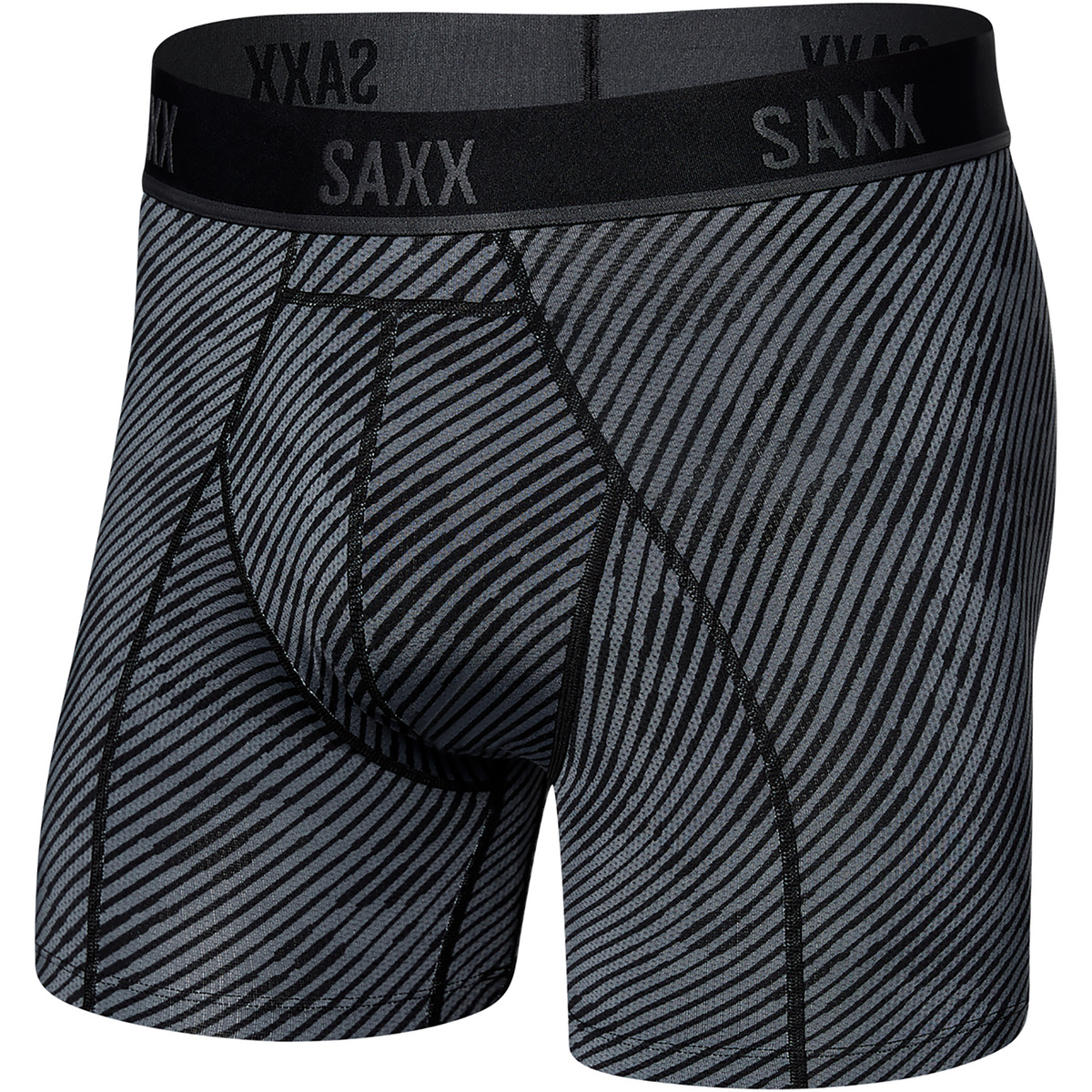 Saxx Underwear Uomo Kinetic HD Boxer Brief (Taglia S, Grigio)