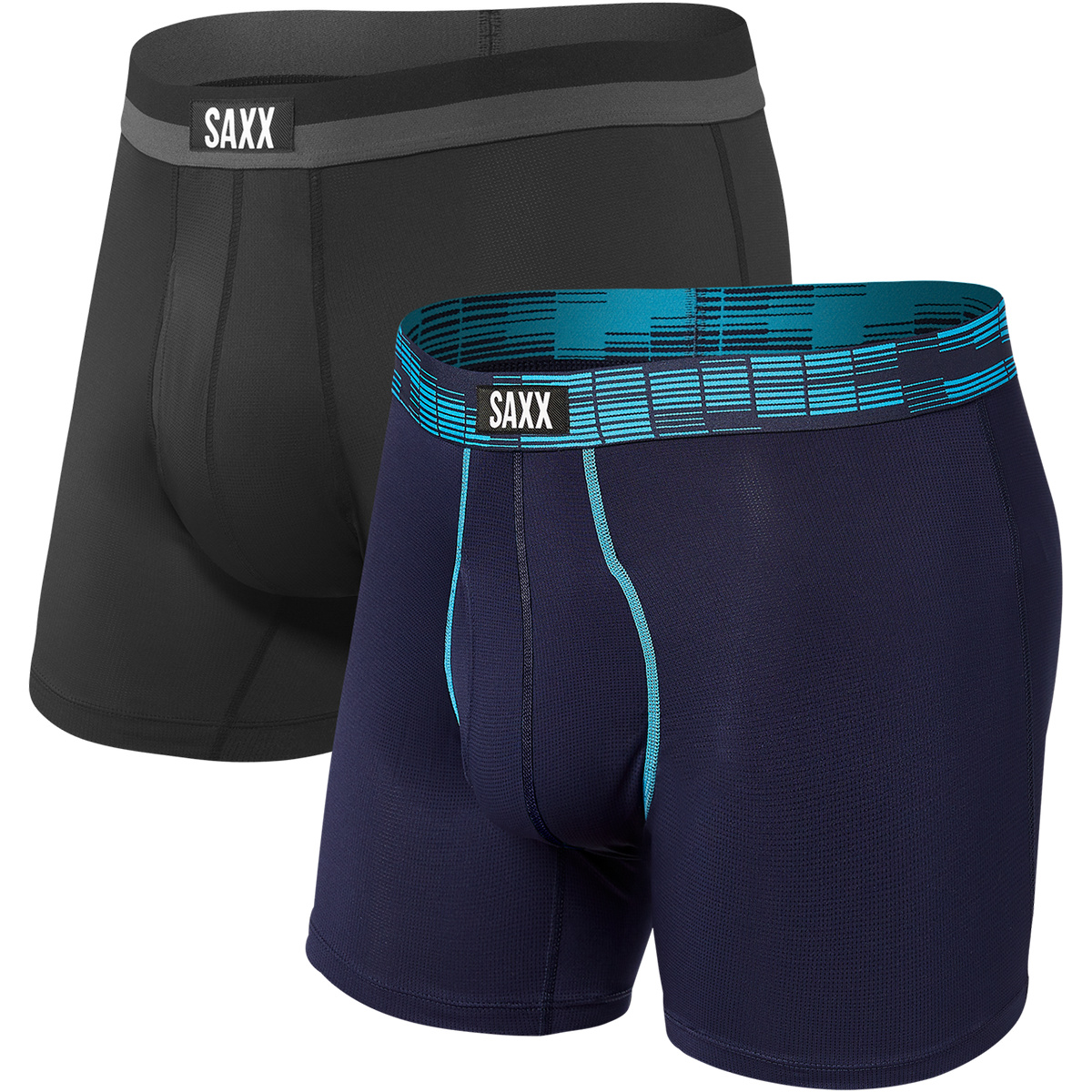 Image of Saxx Underwear Uomo Boxer Sport Mesh Bb Fly confezione da due paia