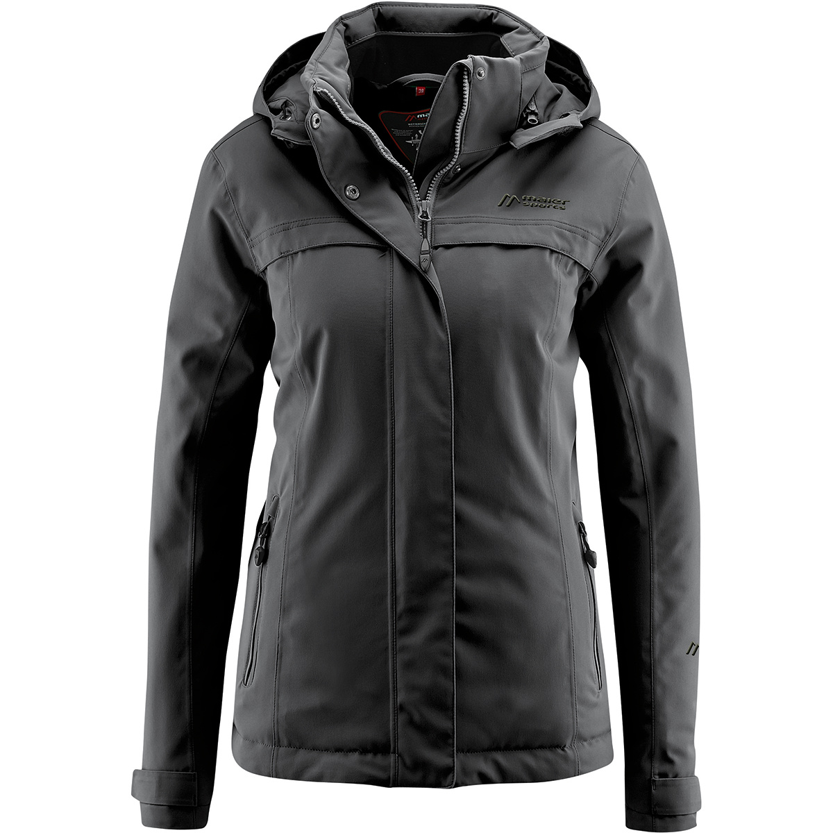 Maier Sports Damen Lisbon Jacke (Größe S, schwarz)