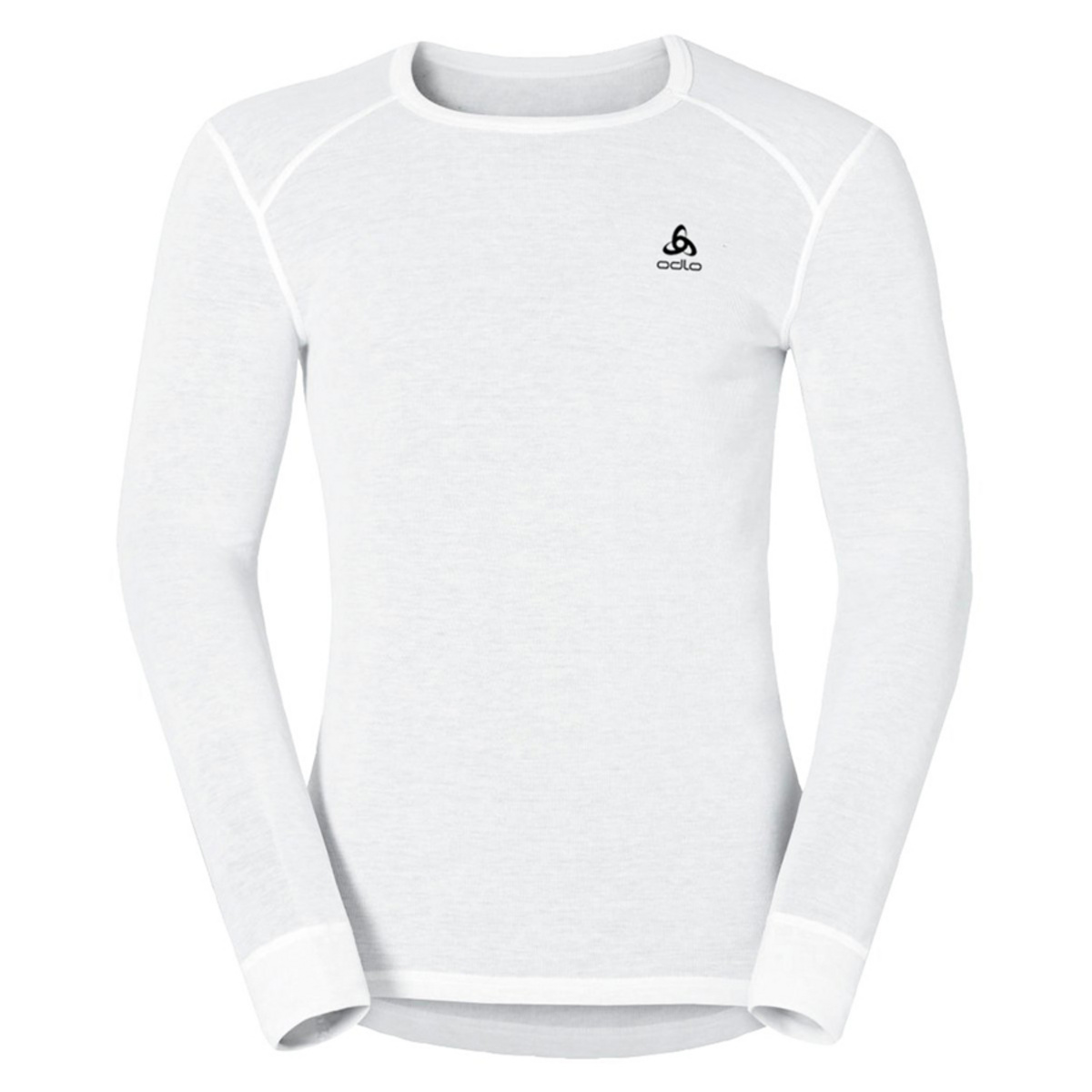 Odlo Uomo Maglia a manica lunga Active Warm Eco Crew (Taglia XXL, Bianco)