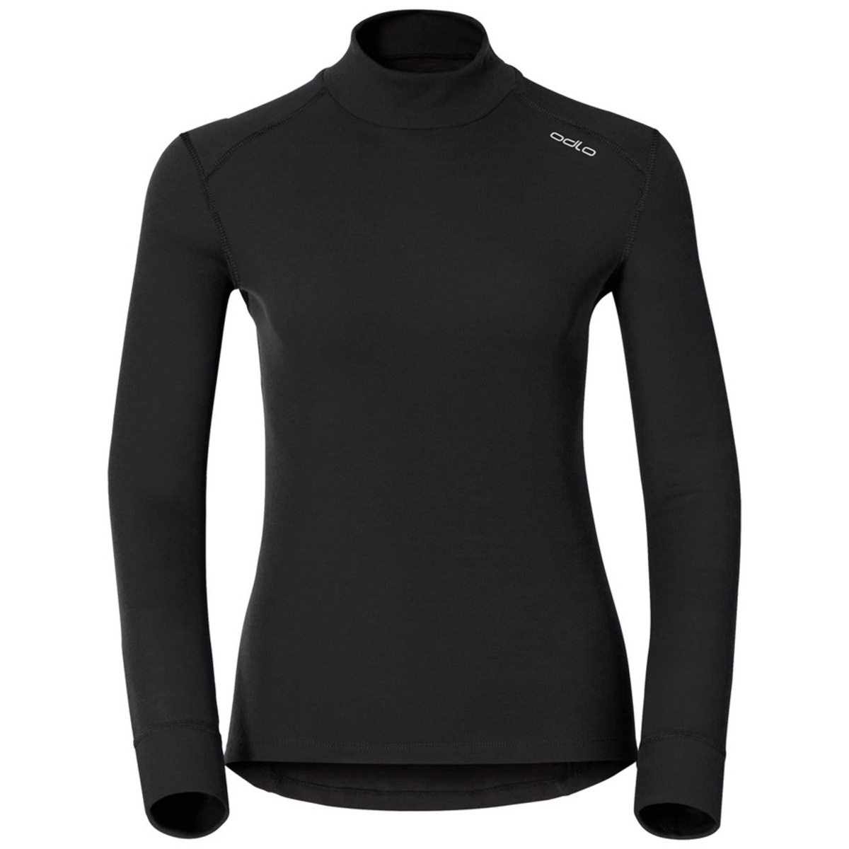 Odlo Femme T-shirt long Active Warm Eco Turtle (taille M, Noir)