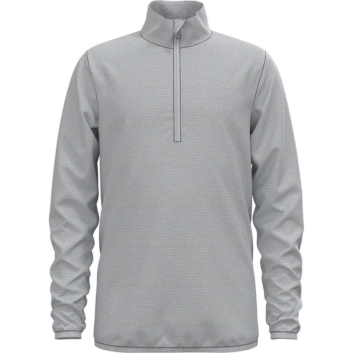 Odlo Kinder Roy Midlayer 1/2 Zip Longsleeve (Größe 104, grau)