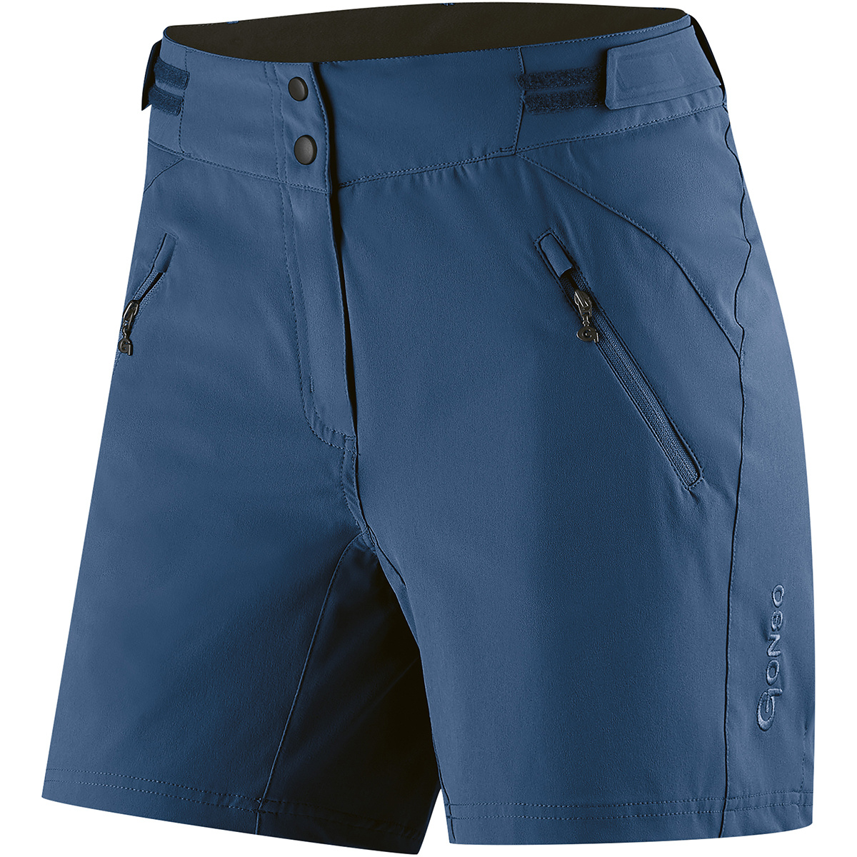 Gonso Femme Cuissard court Igna (taille M, Bleu)