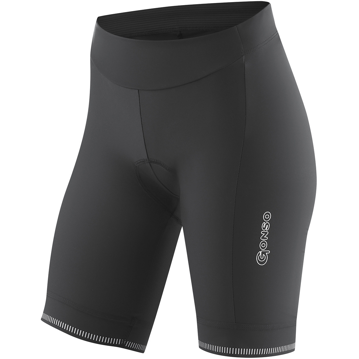 Gonso Donna Pantaloncini ciclismo Sitivo (Taglia XL, Nero)