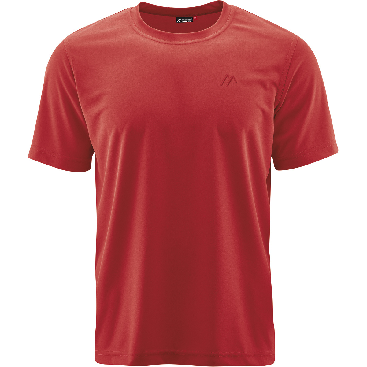 Maier Sports Uomo Maglietta Walter (Taglia XL, Rosso)