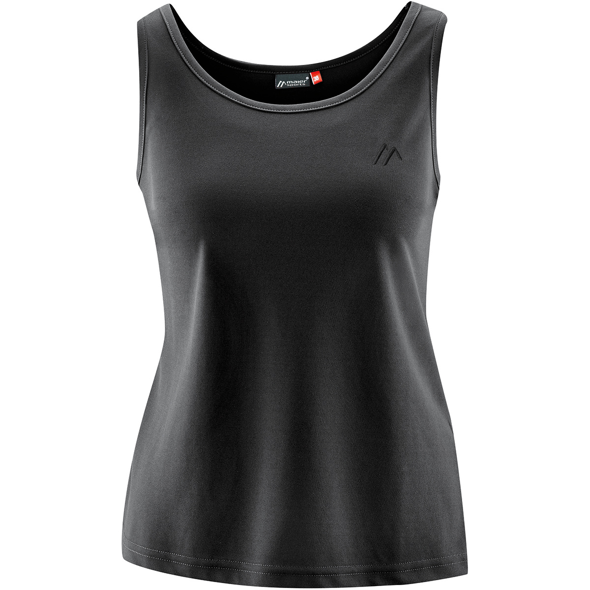 Maier Sports Damen Petra Top (Größe L , schwarz)