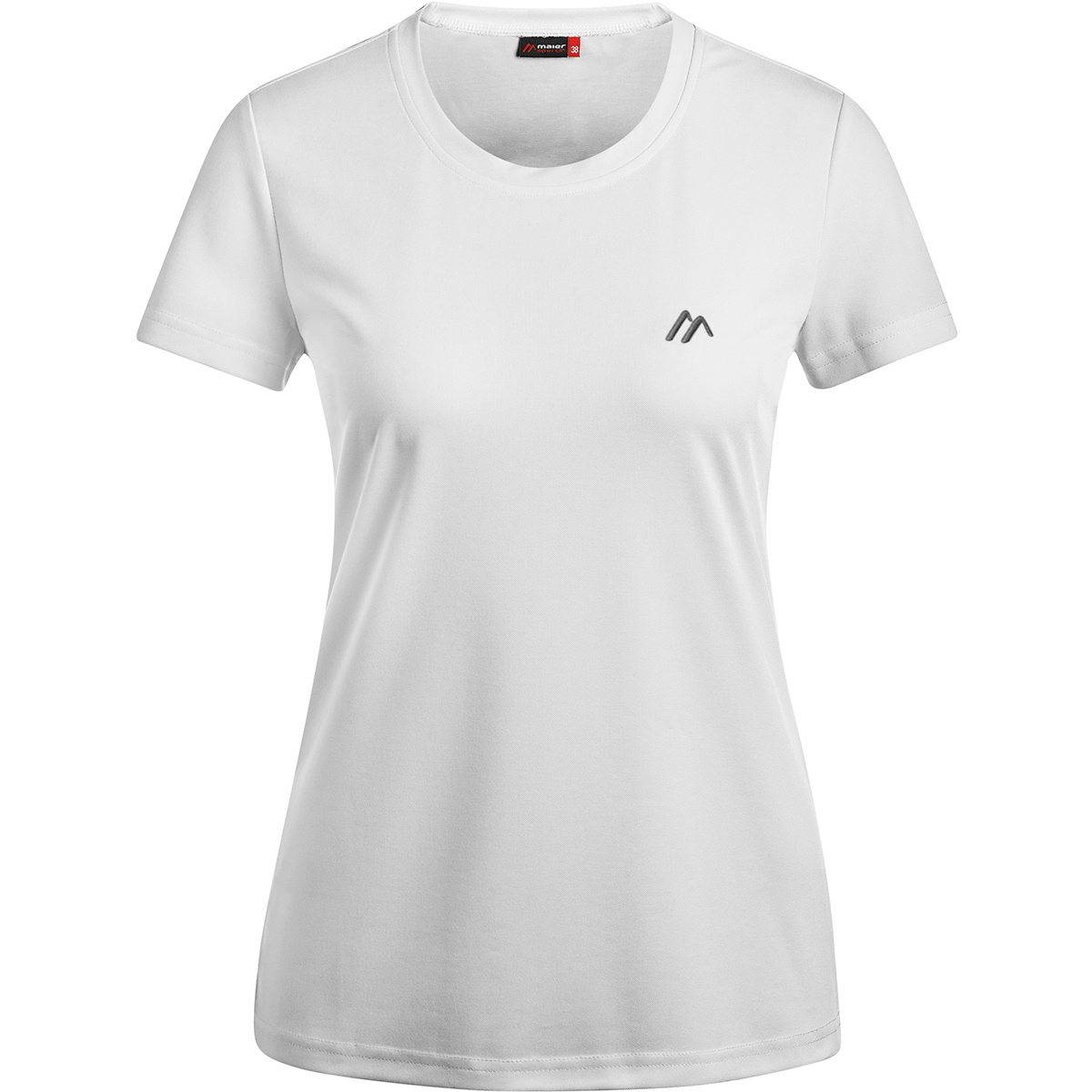 Maier Sports Donna Maglietta Waltraud (Taglia L, Bianco)