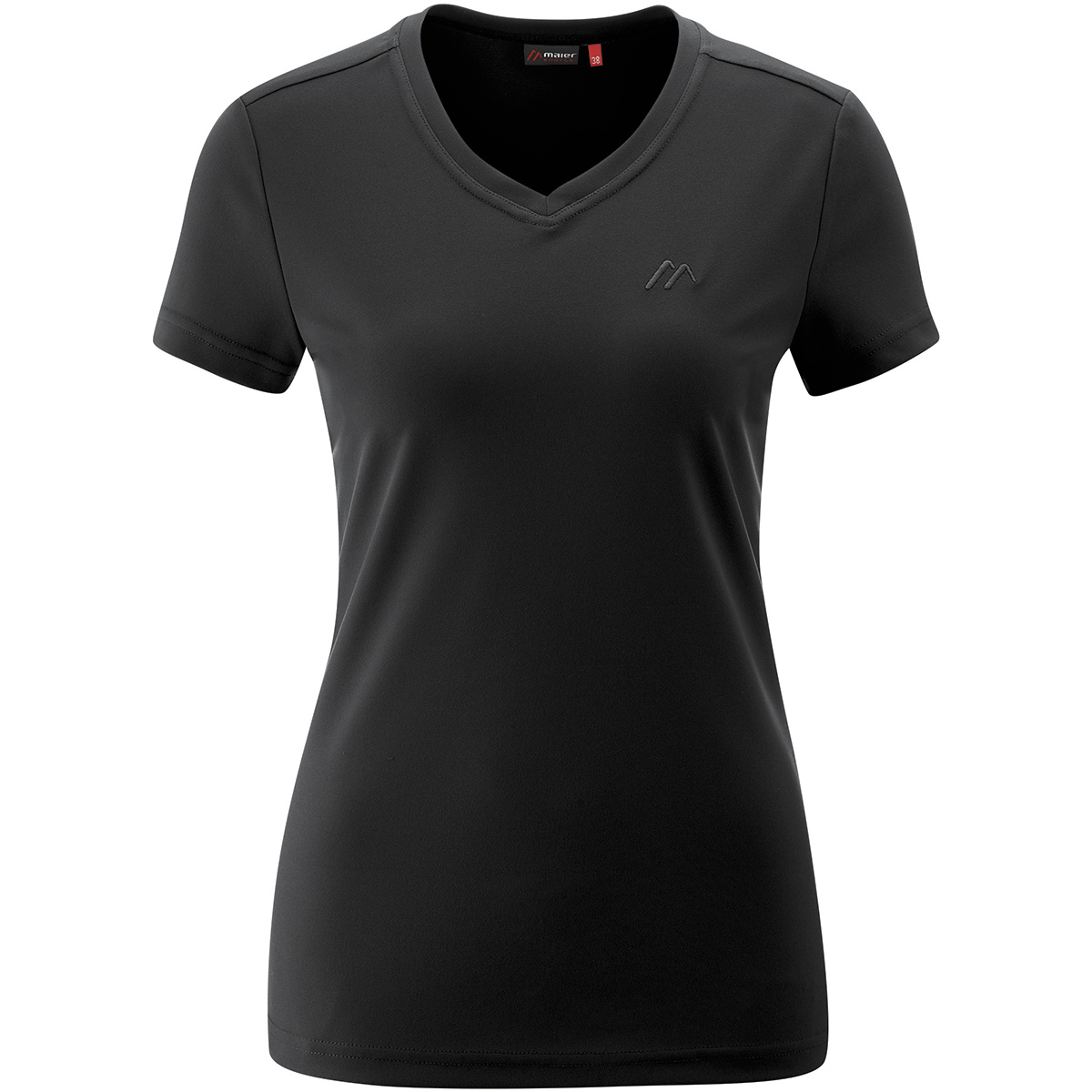 Maier Sports Donna Maglietta Trudy (Taglia 5XL, Nero)