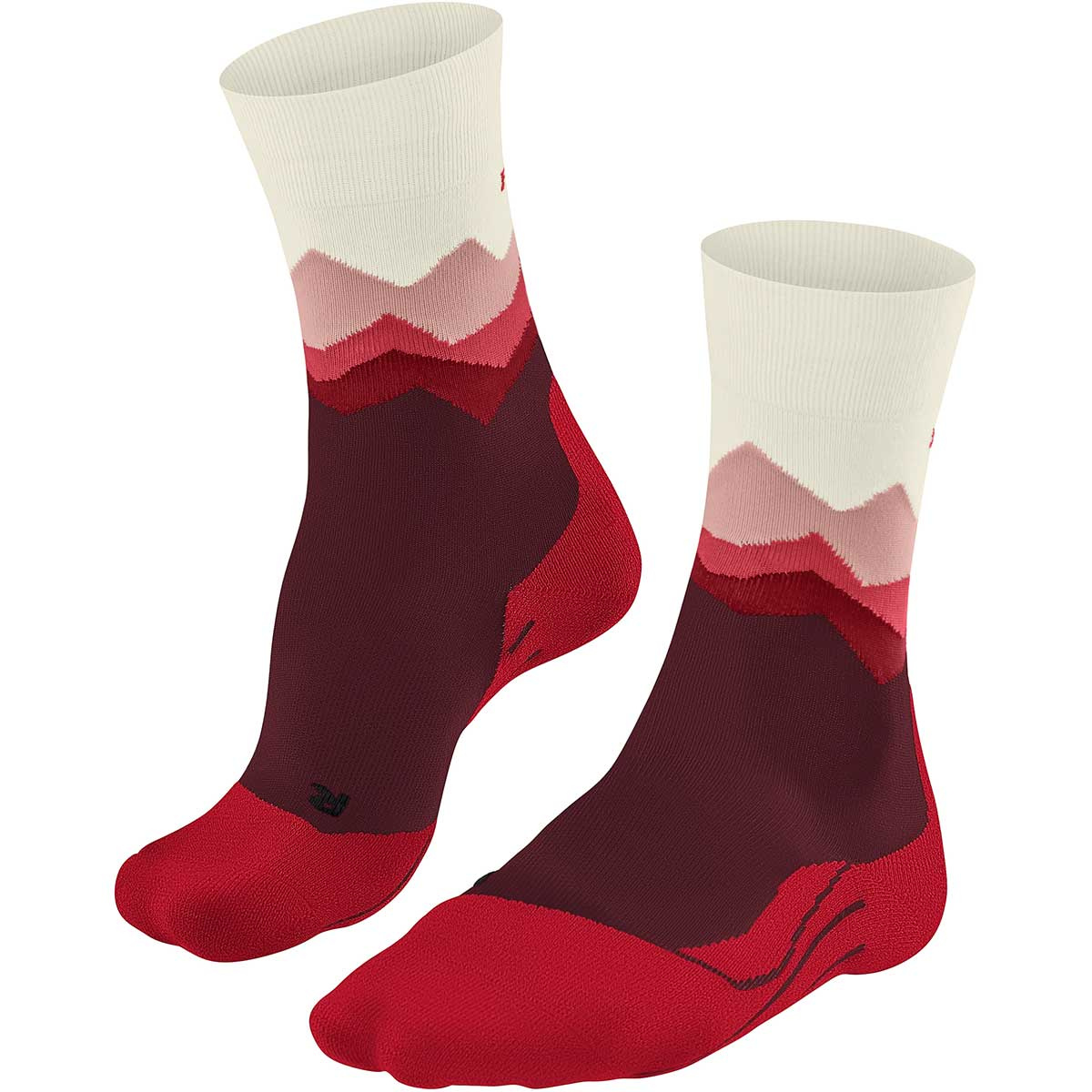 Falke Damen TK2 Crest Socken (Größe 41 , rot)
