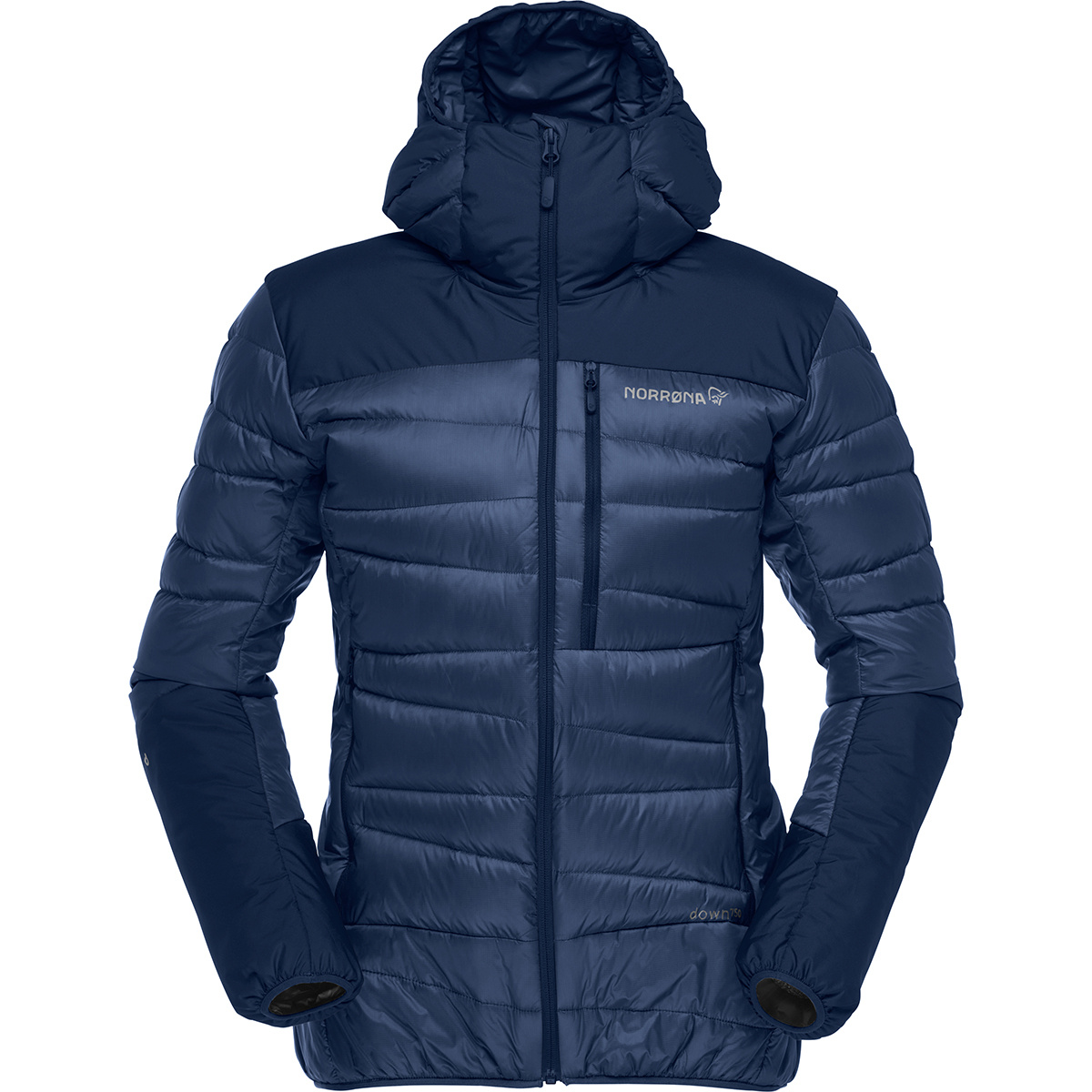 Norrona Donna Piumino Falketind Down750 (Taglia XS, Blu)