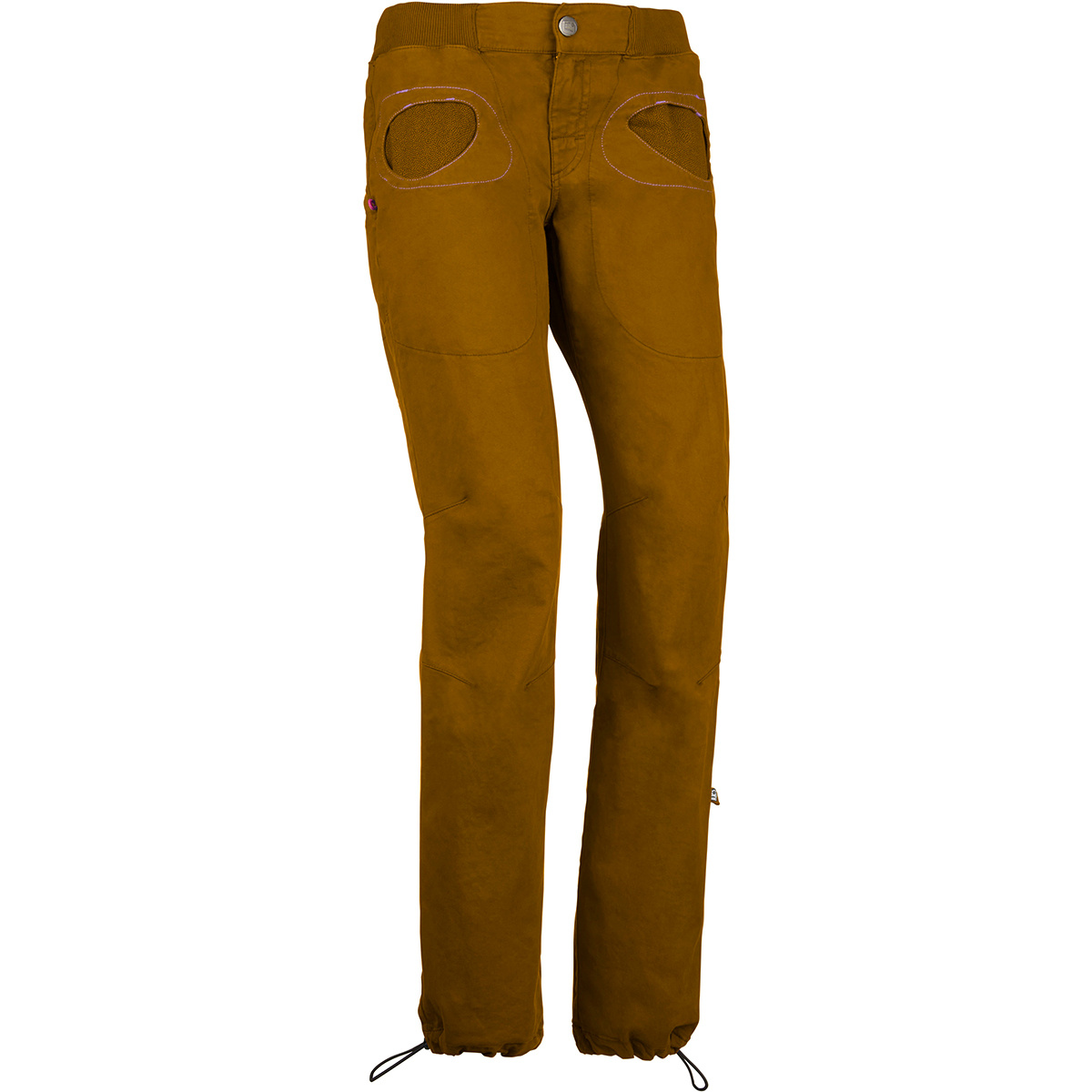 E9 Donna Pantaloni Onda Slim2 (Taglia XS, Giallo)