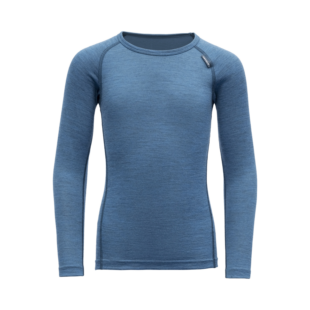 Devold Bambino Maglia a maniche lunghe Breeze (Taglia 116, Blu)