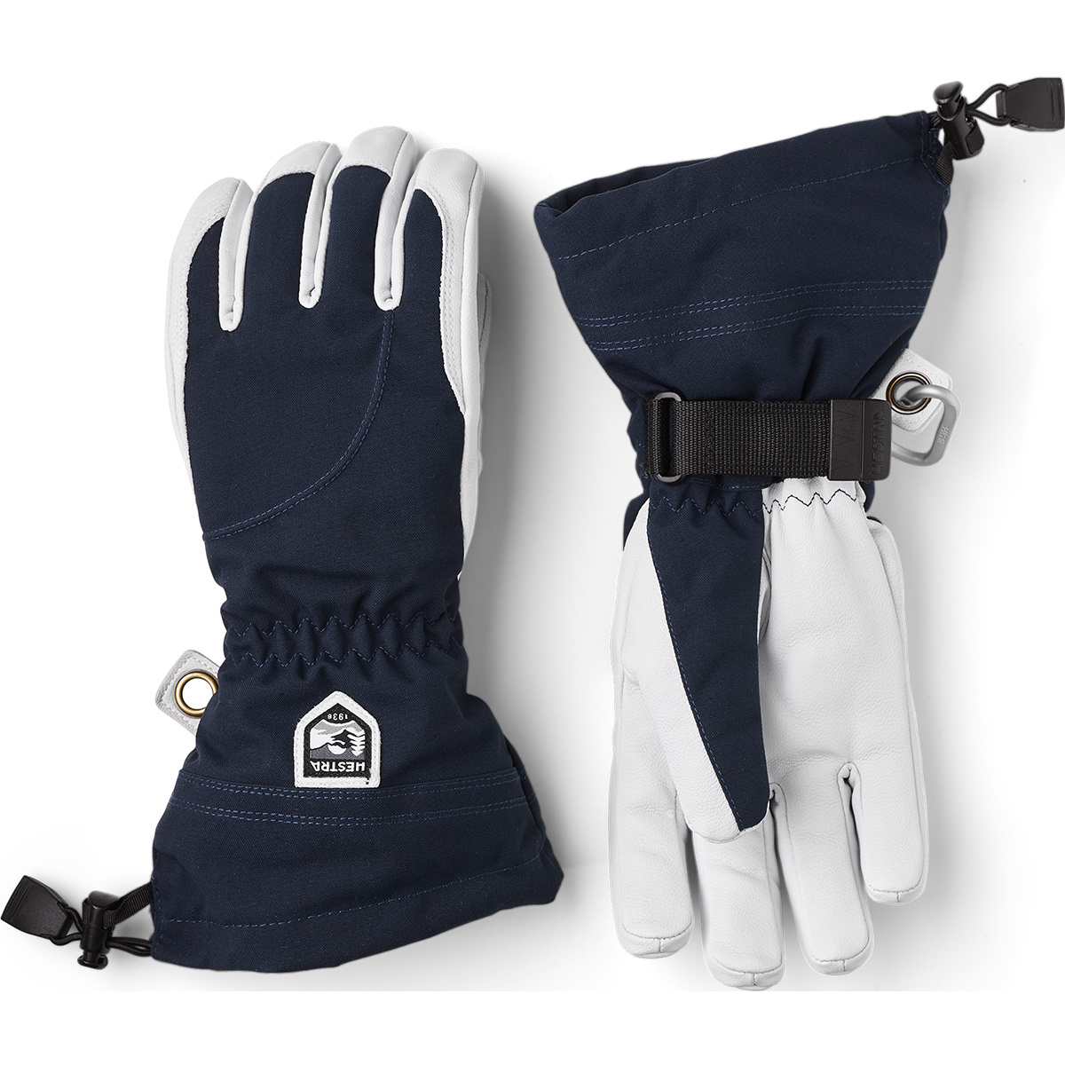 Hestra Damen Heli Ski Handschuhe (Größe 5, blau)