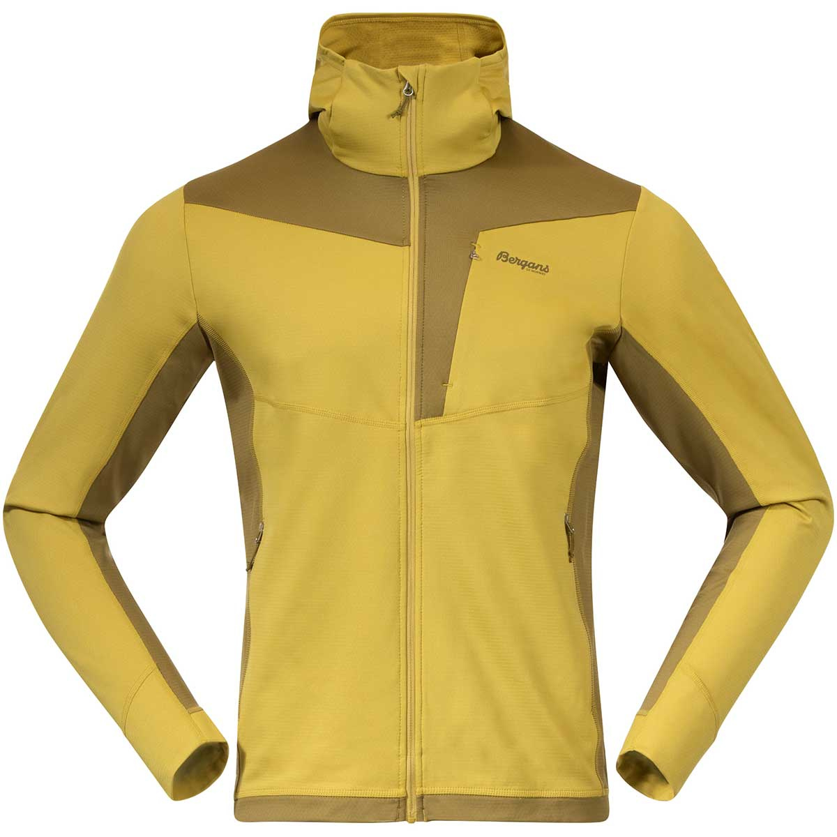 Bergans Herren Skaland Hood Jacke (Größe S, oliv)