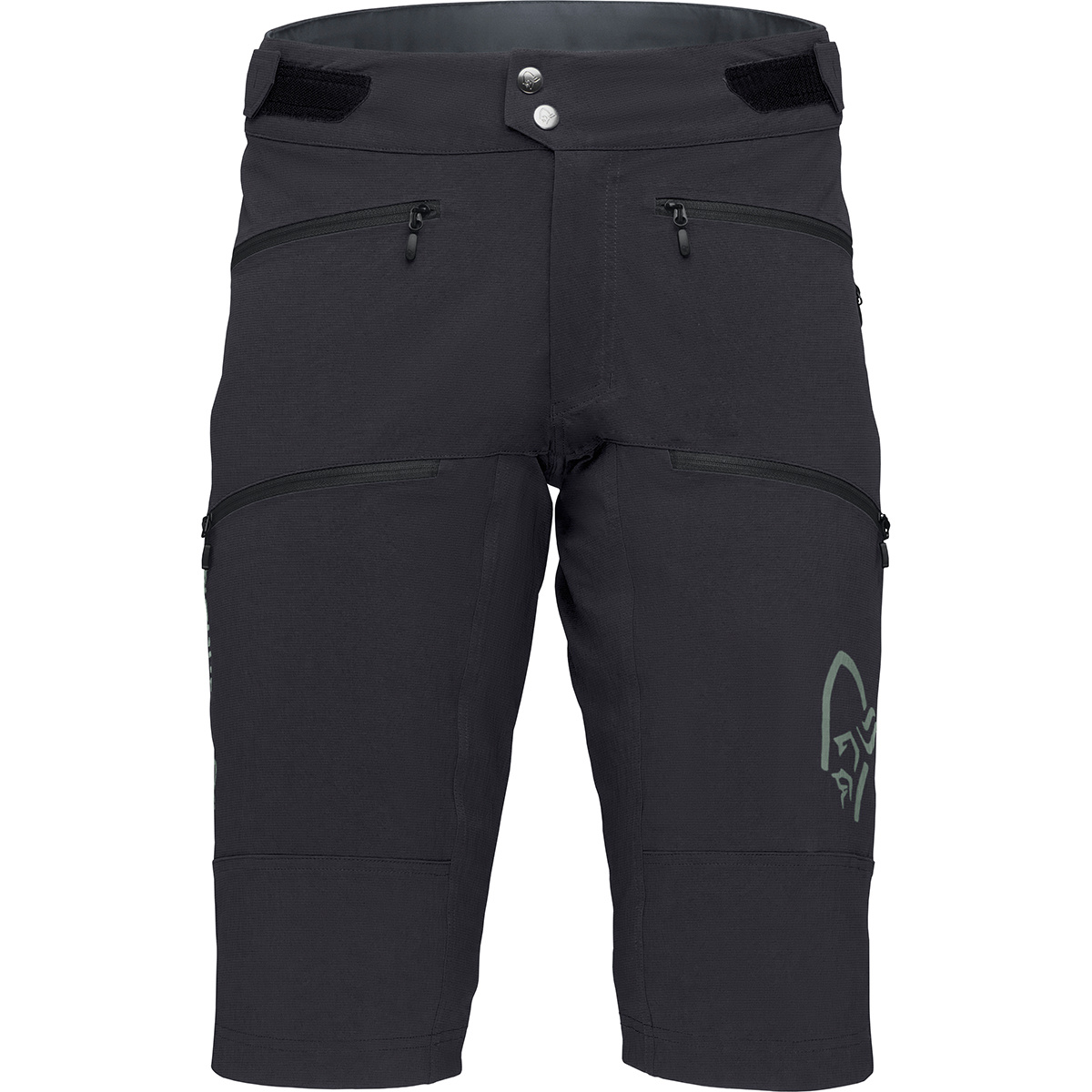 Norrona Uomo Pantaloncini Fjora Flex1 Heavy Duty (Taglia S, Nero)