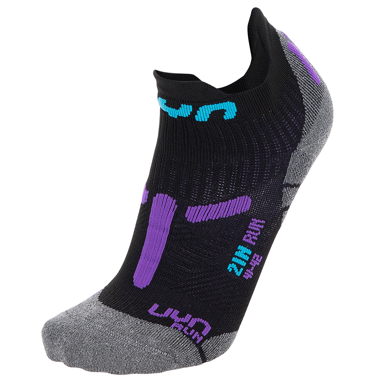 Uyn Damen Run 2in Socken (Größe 41 , schwarz)