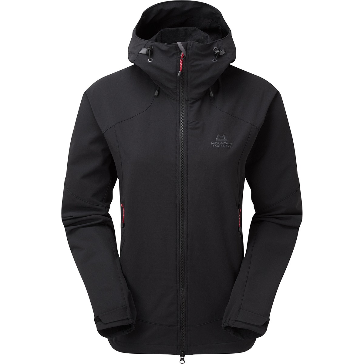 Mountain Equipment Damen Frontier Hooded Jacke (Größe XS, schwarz)