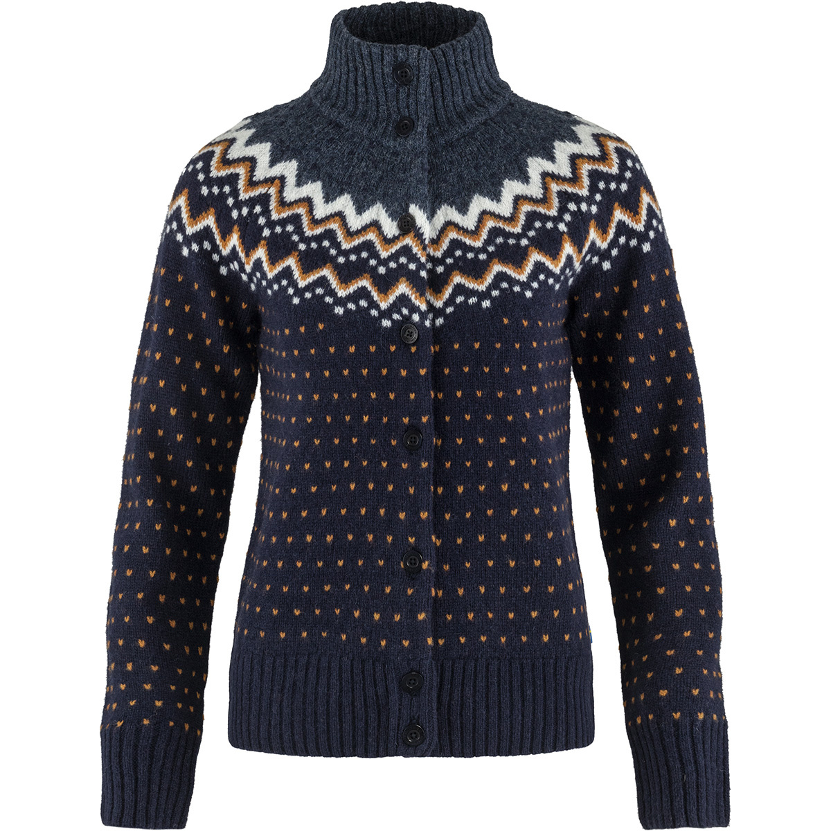 Fjällräven Donna Cardigan Övik Knit (Taglia S, Blu)