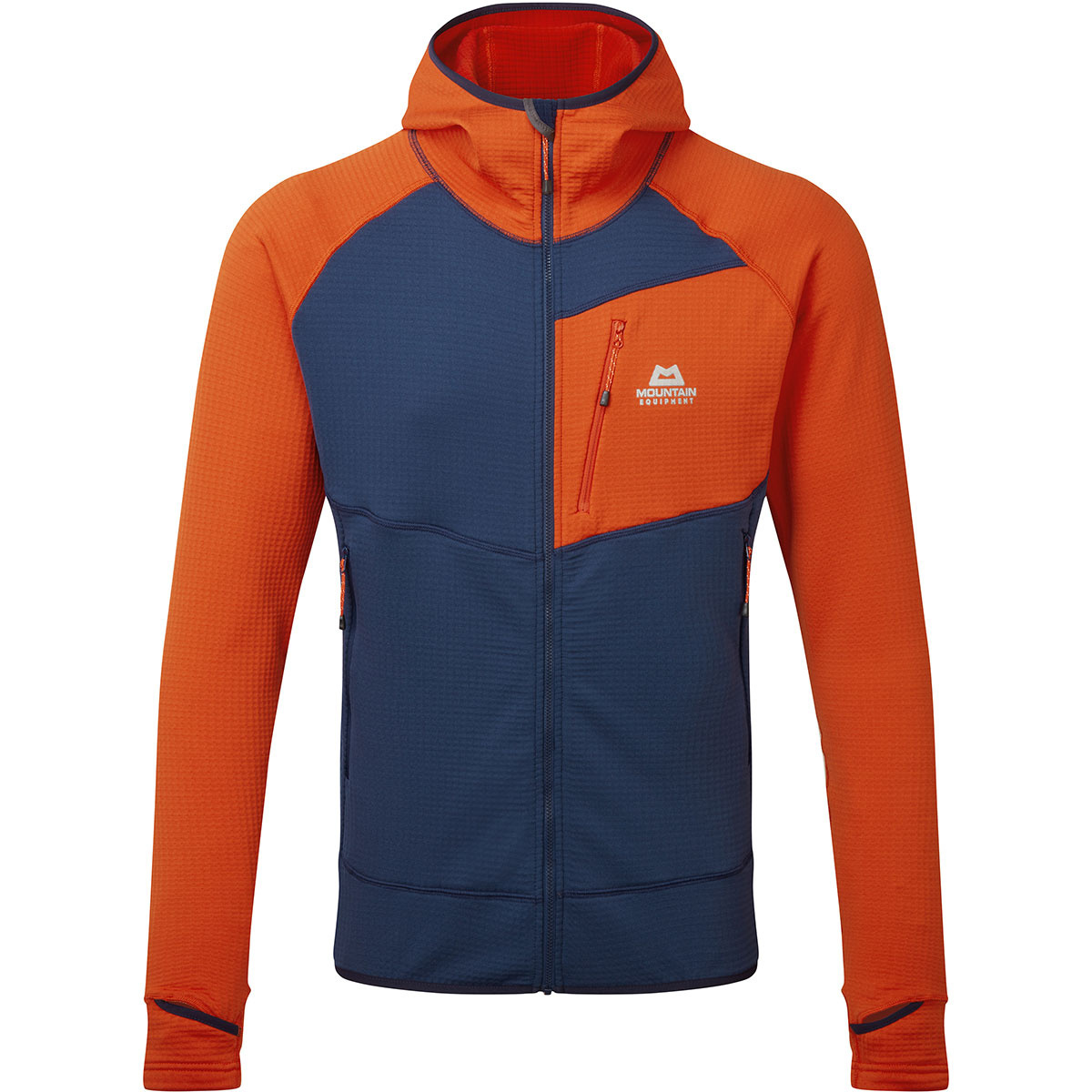 Mountain Equipment Homme Veste Eclipse Hooded (taille S, Bleu)