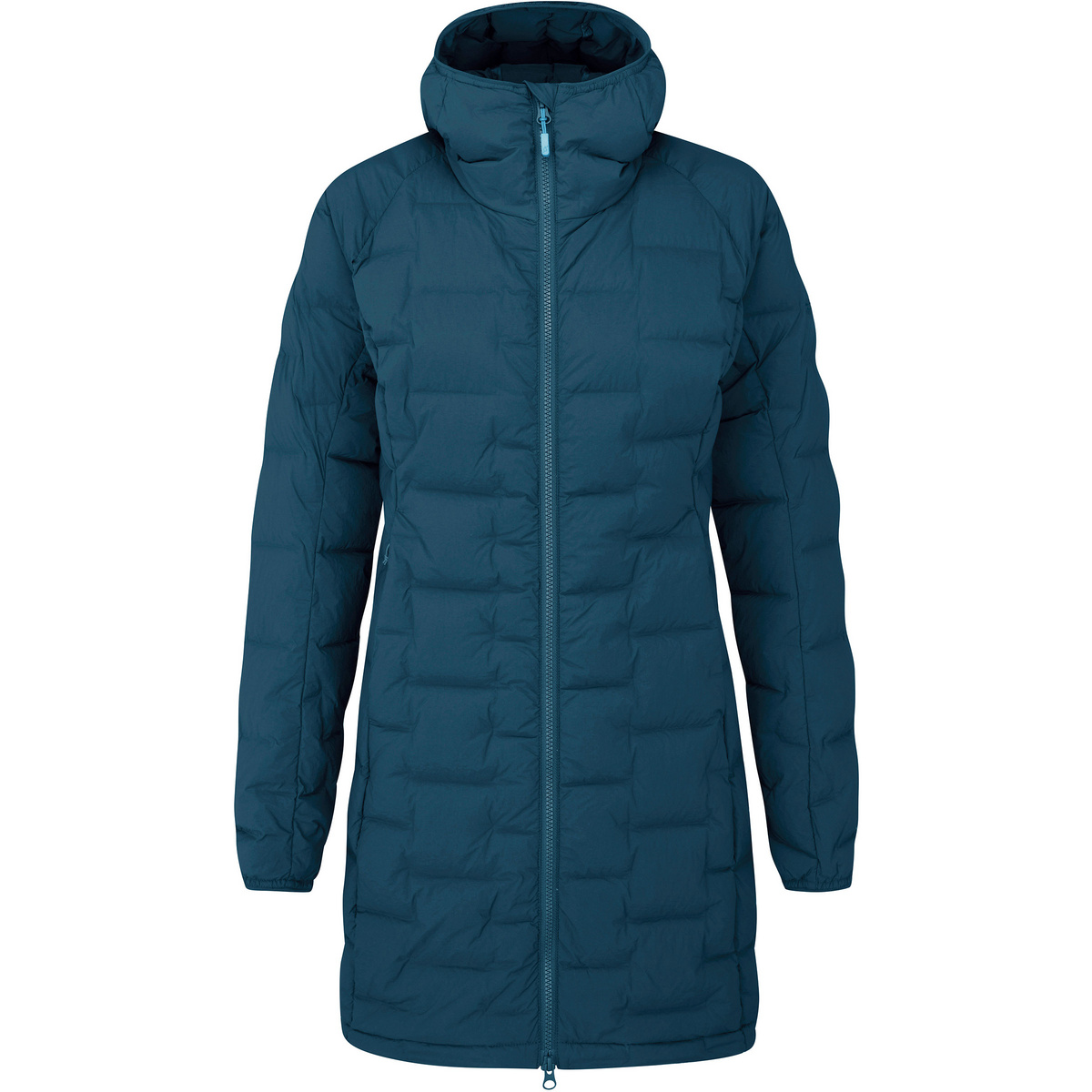 Rab Damen Cubit Stretch Down Parka (Größe XL, blau)
