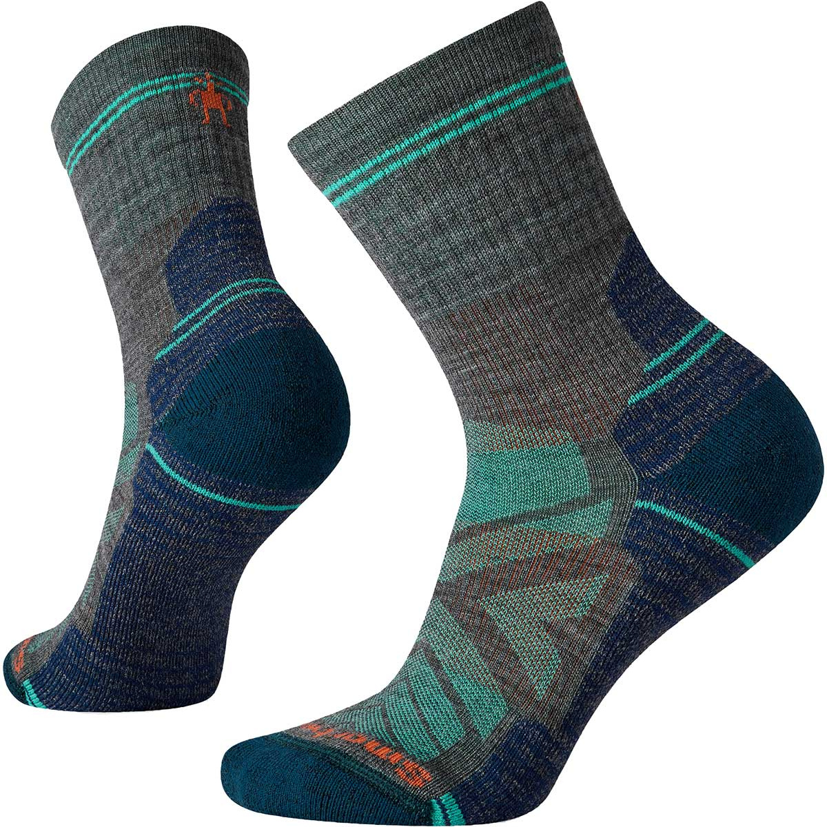 Smartwool Damen Hike Light Cushion Mid Socken (Größe 42 , grau)