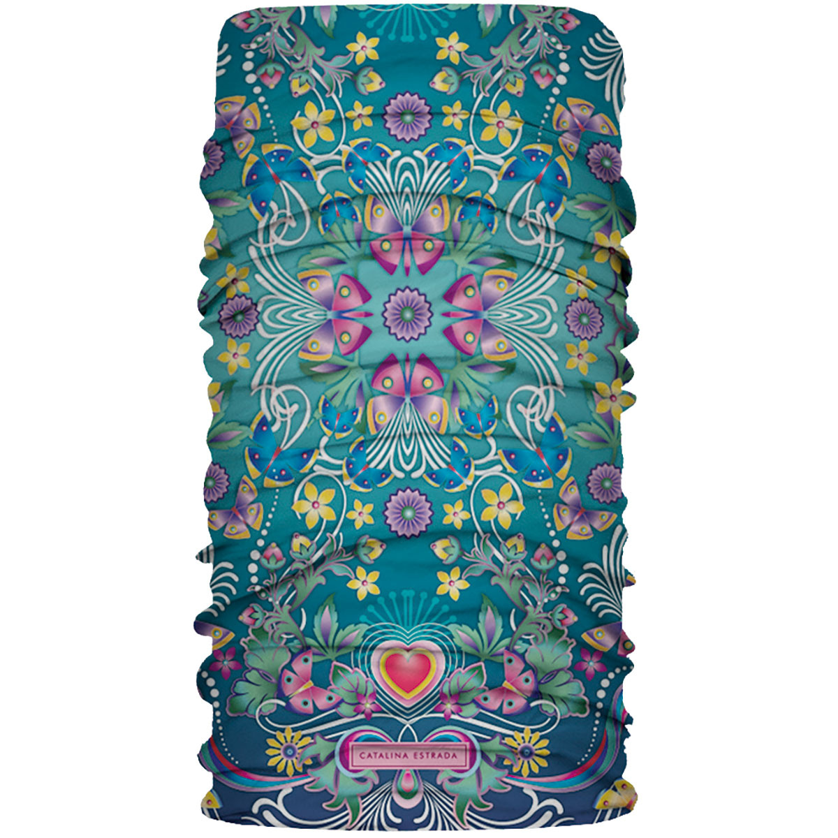 MATT Donna Sciarpa a tubo Catalina Estrada Eco (Taglia ONE SIZE, Blu)