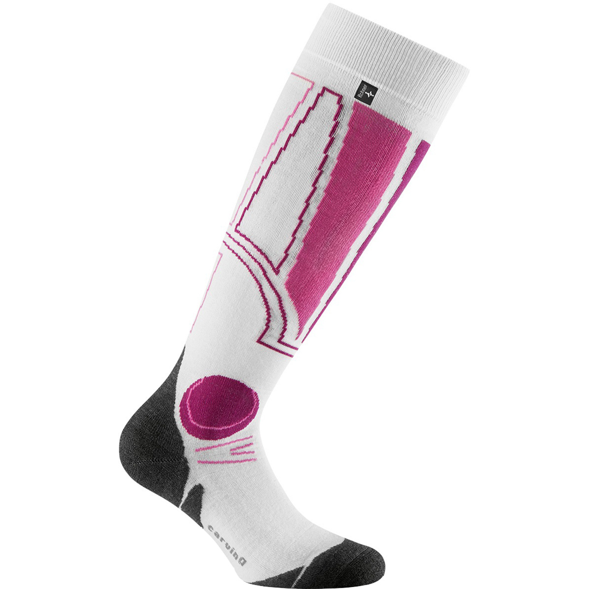 Rohner Femme Chaussettes Carving (taille 36 , Rose vif)