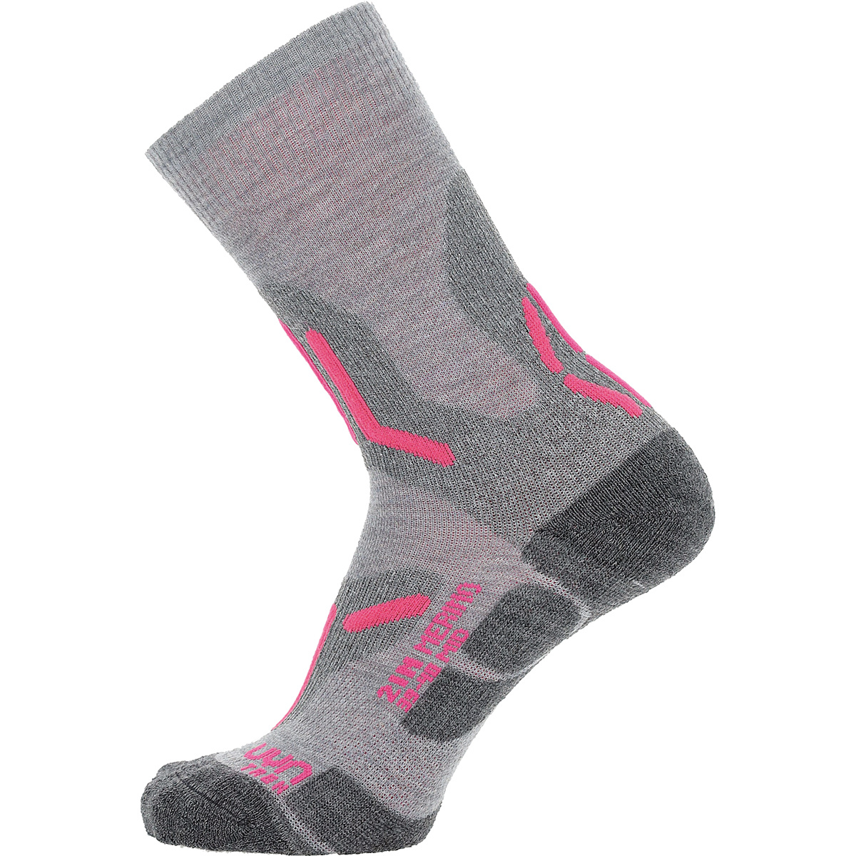 Uyn Donna Calze Trekking 2in Merino Mid (Taglia 37 , Grigio)