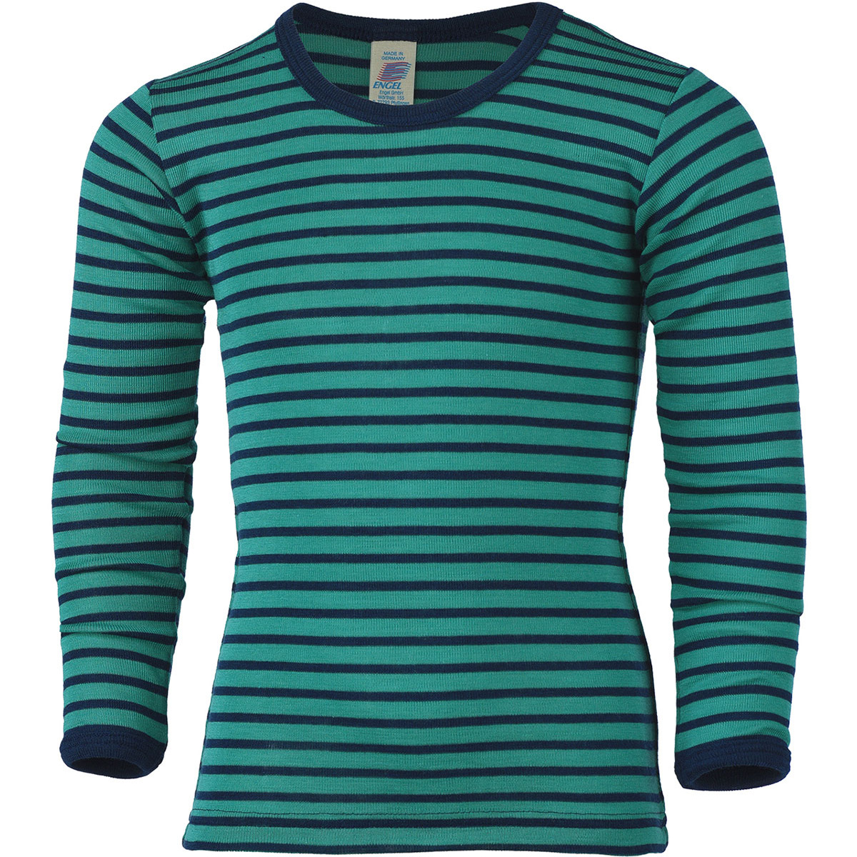 Engel Bambino Maglia a manica lunga (Taglia 128, Verde)