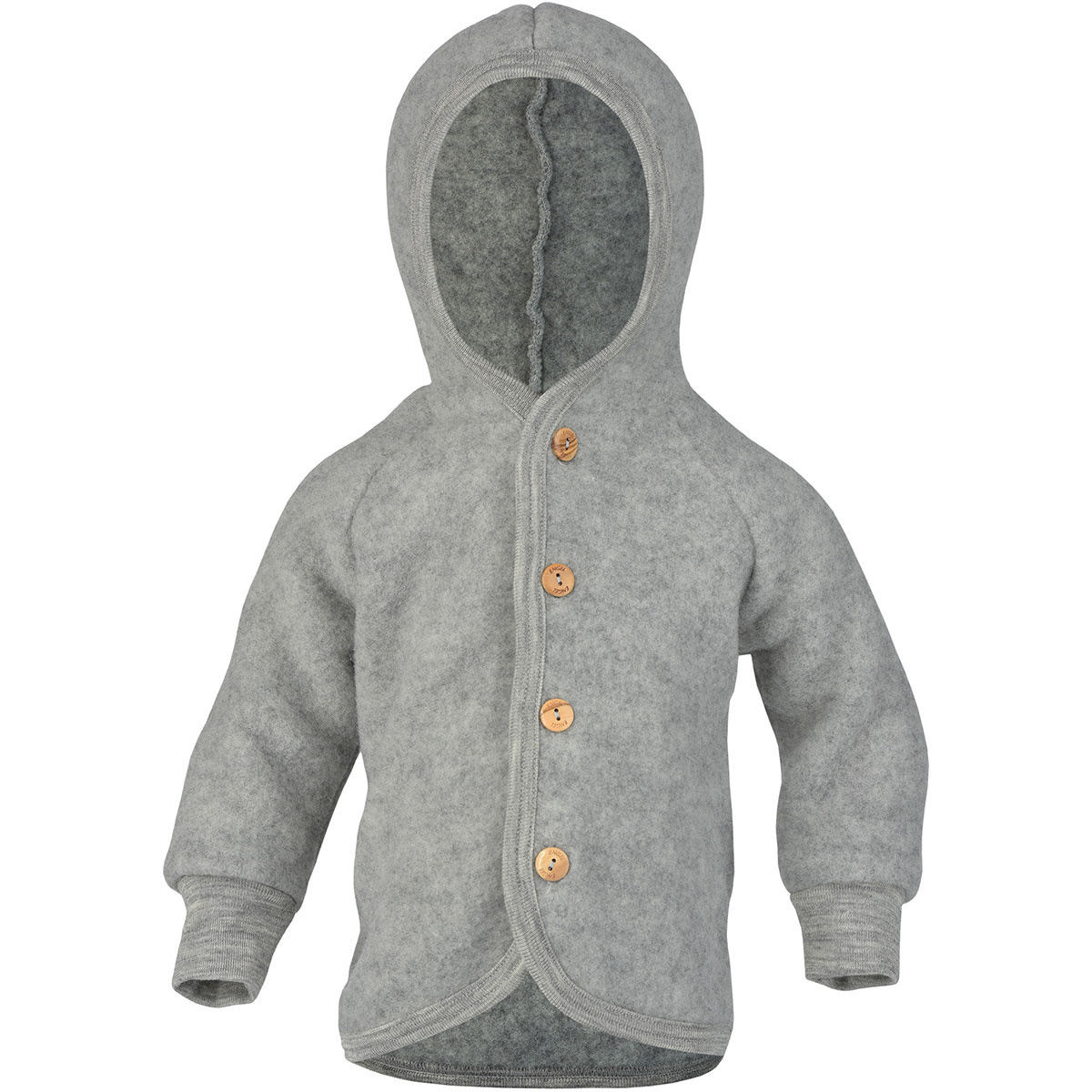 Engel Kinder Hoodie Jacke (Größe 50 , grau)