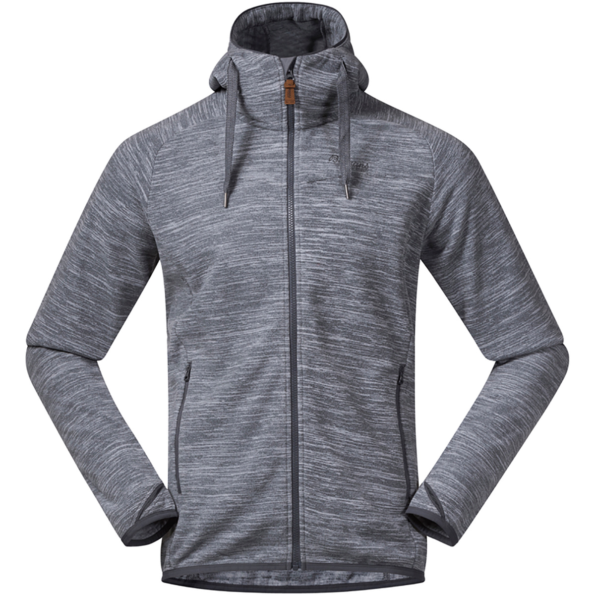 Bergans Herren Hareid Fleece Jacke (Größe M, grau)