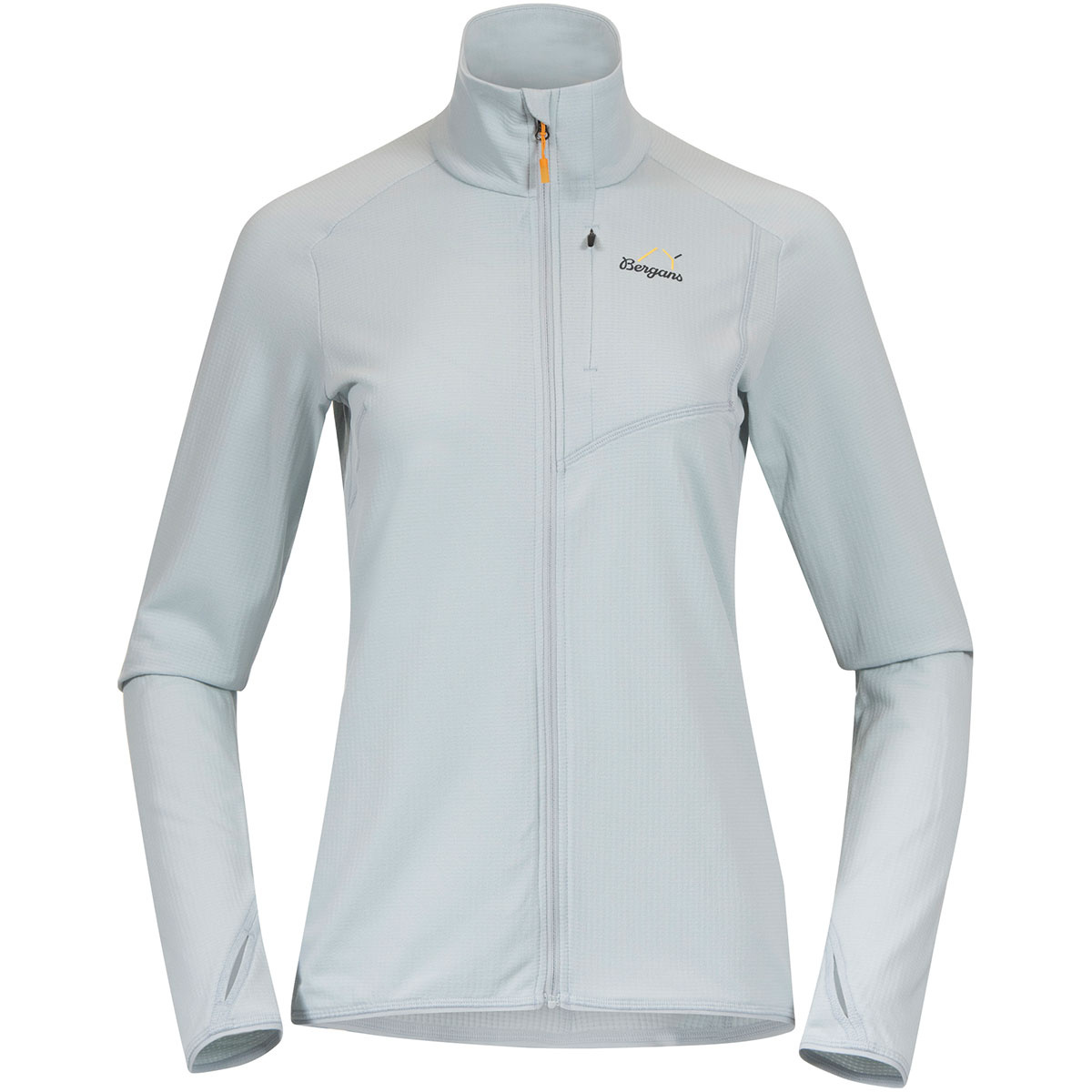 Bergans Damen Y LightLine Essence Midlayer Jacke (Größe L, grau)
