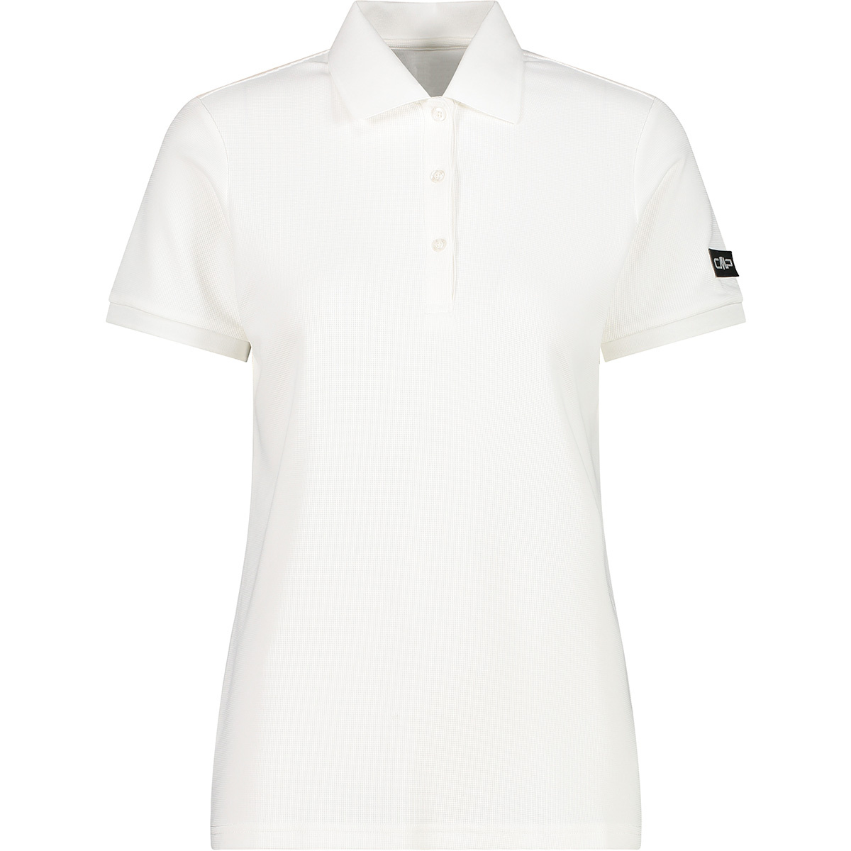 CMP Femme T-shirt Polo (taille L, Blanc)