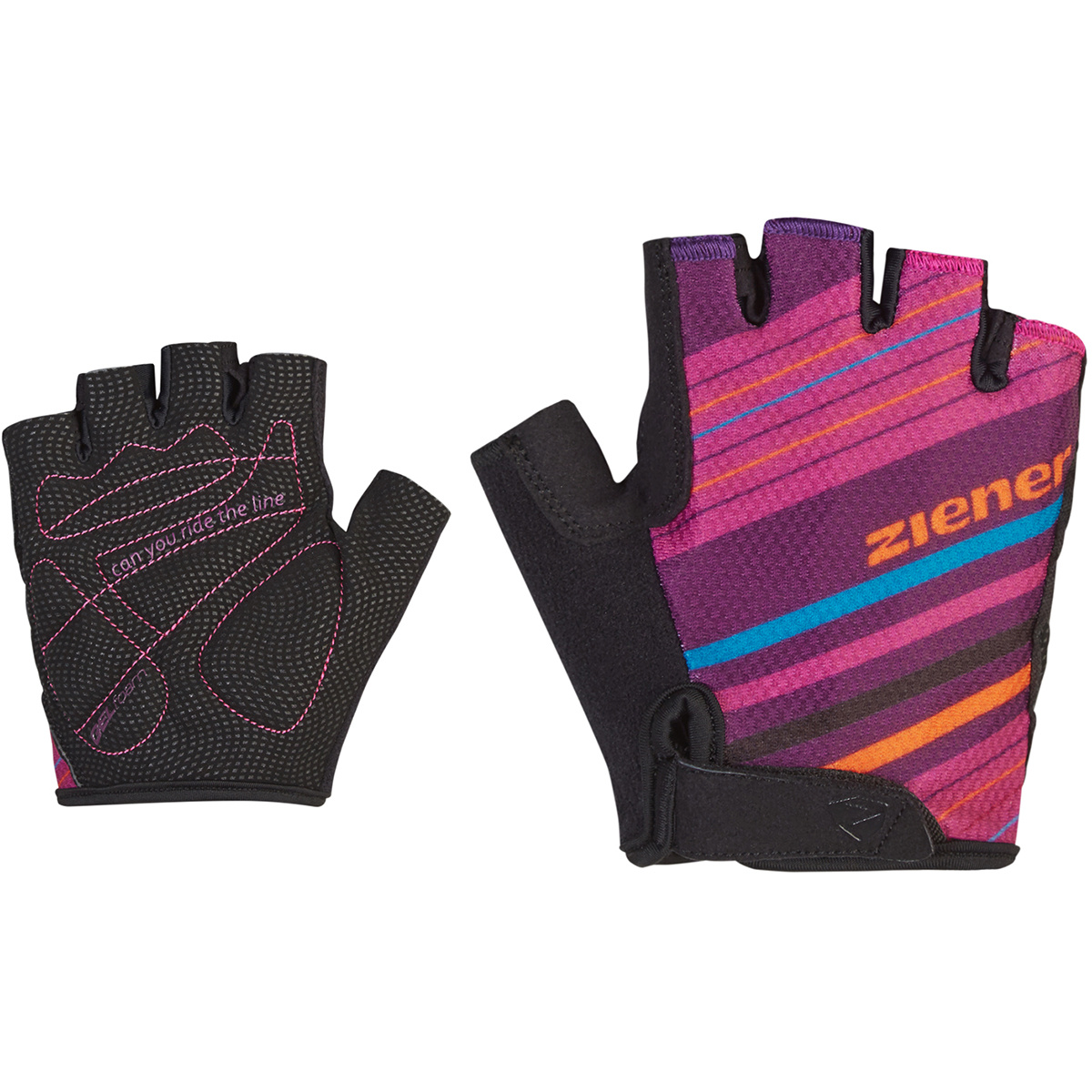 Ziener Kinder Cäcilia Bike Handschuhe (Größe 4 , lila)