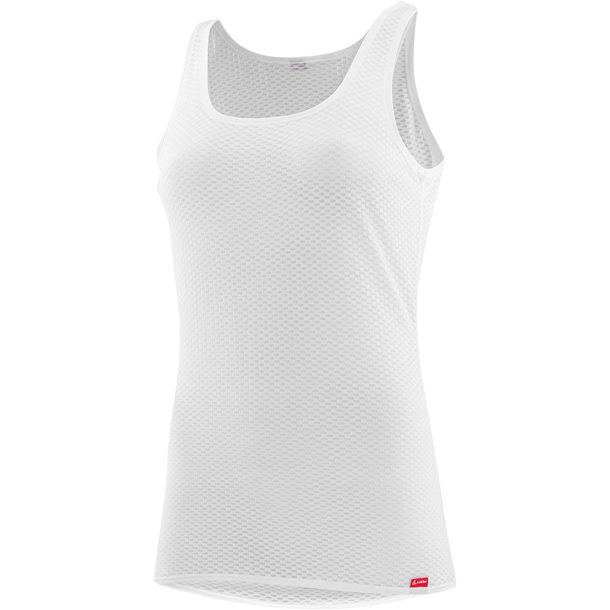 Löffler Donna Top Transtex Light Grid (Taglia XXL, Bianco)
