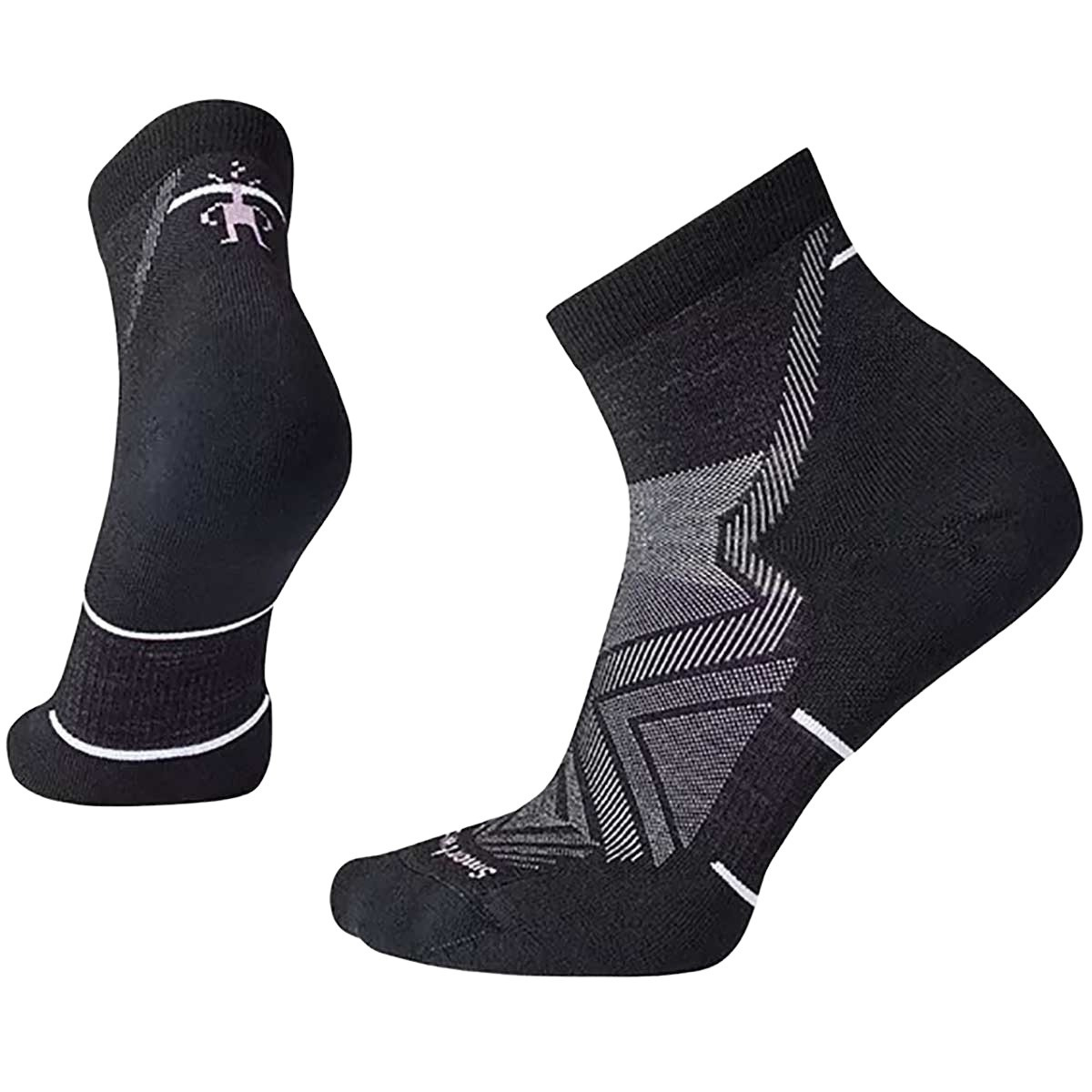 Smartwool Donna Calze Run Targeted Cushion Ankle (Taglia 34 , Nero)