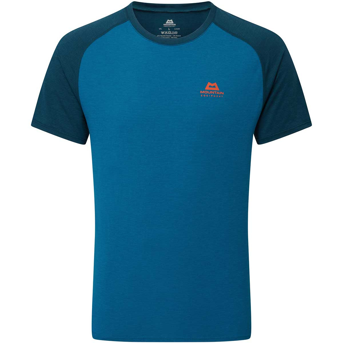 Mountain Equipment Herren Nava Crew T-Shirt (Größe XXL, blau)