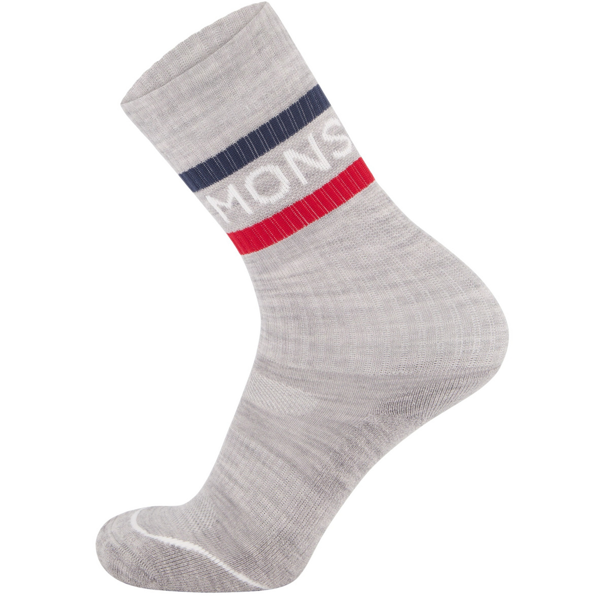 Mons Royale Signature Crew Socken (Größe 35 , grau)