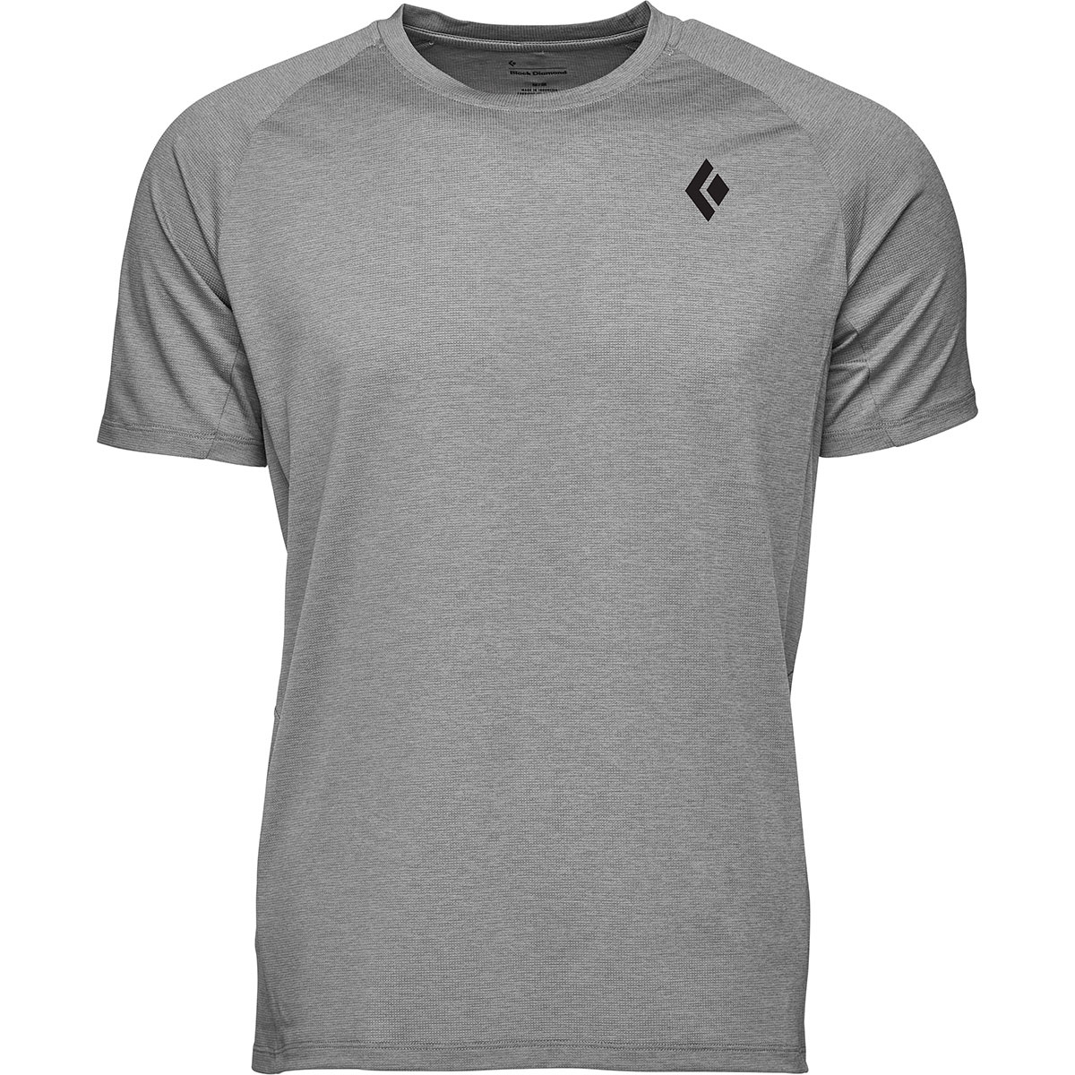 Black Diamond Uomo Maglia a manica corta Lightwire Tech (Taglia L, Grigio)