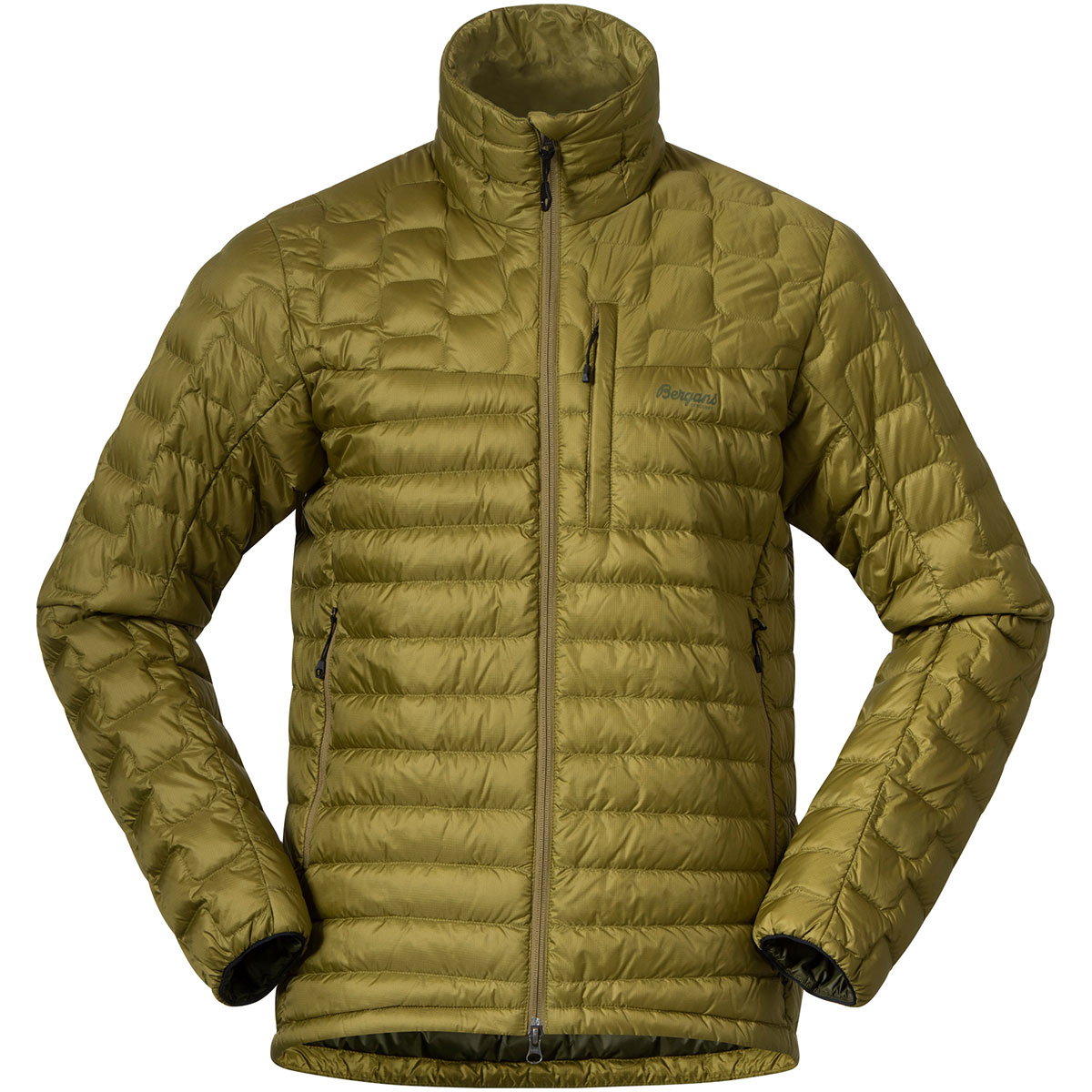 Bergans Uomo Giacca Magma Light Down (Taglia XL, Verde)
